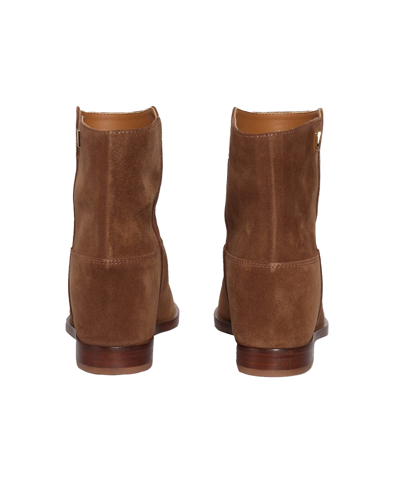 Via Roma 15 V Logo Boots - BROWN