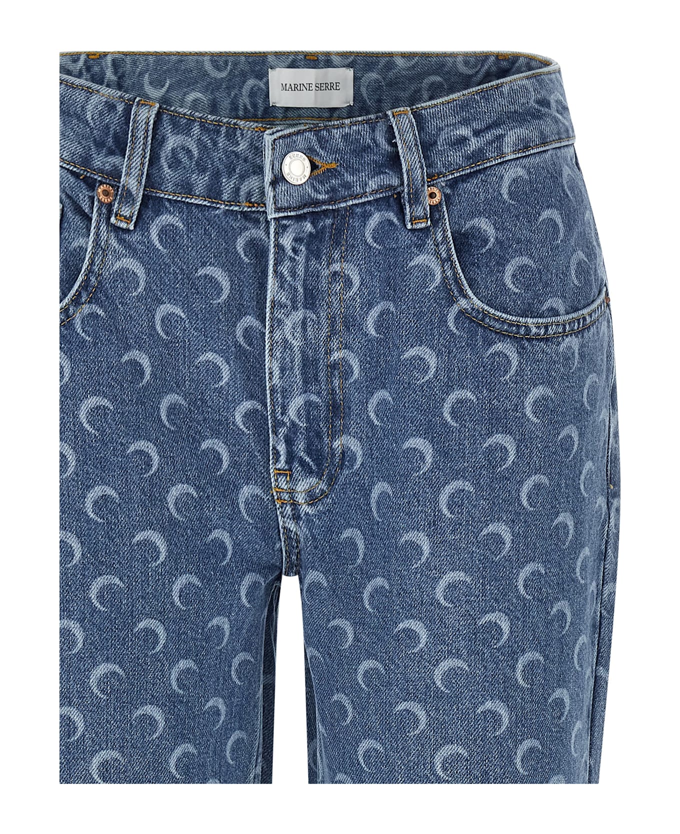 Marine Serre 
moon
 Jeans - Light Blue