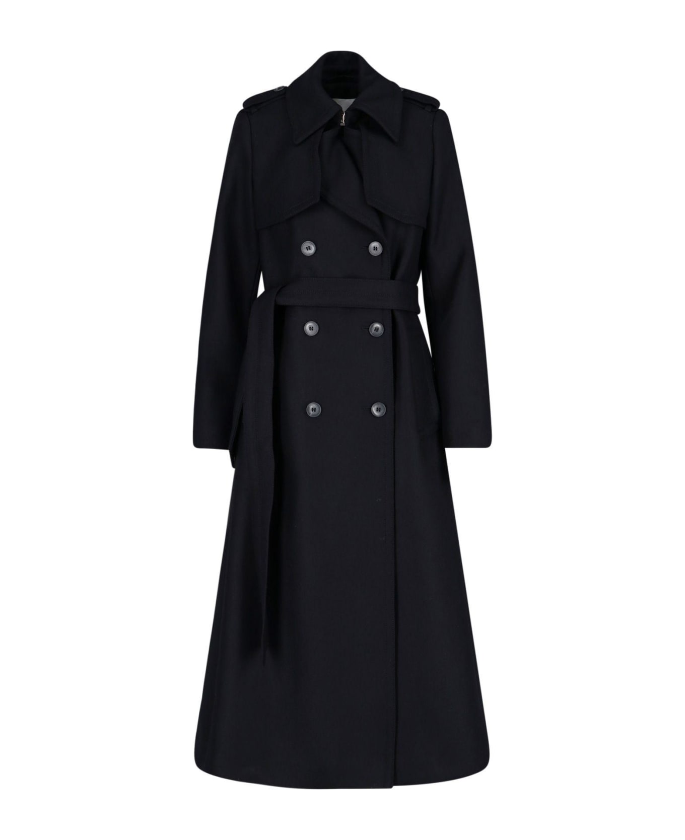 Ivy Oak 'charlotte Rose' Coat - BLACK