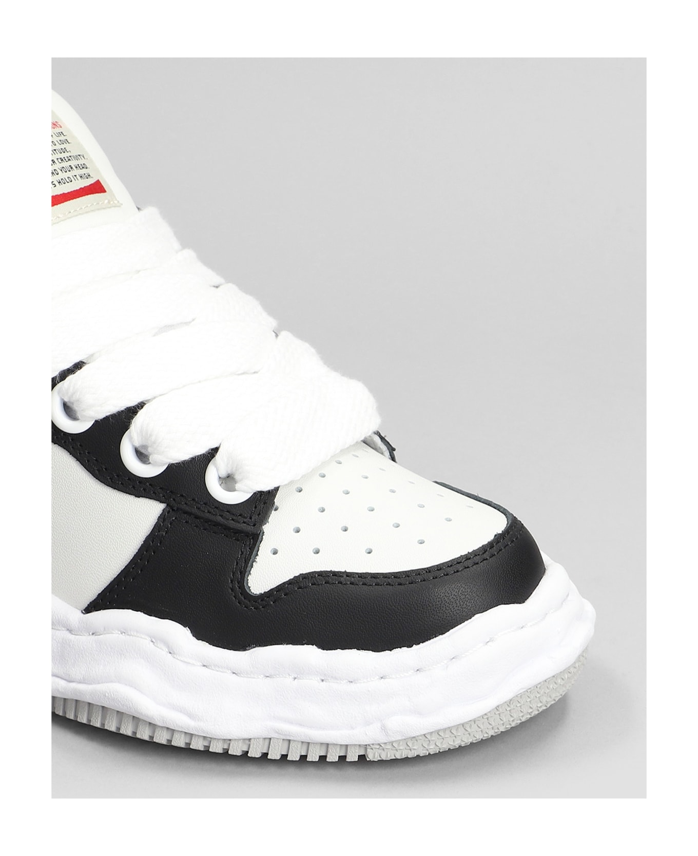 Mihara Yasuhiro Wayne Sneakers In White Leather - white