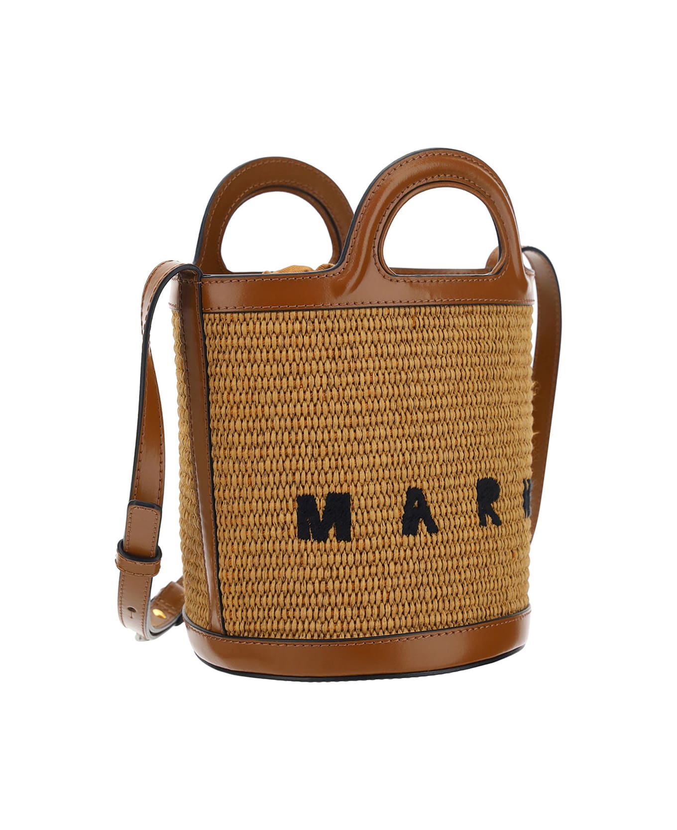 Marni Tropicalia Bucket Bag - BROWN