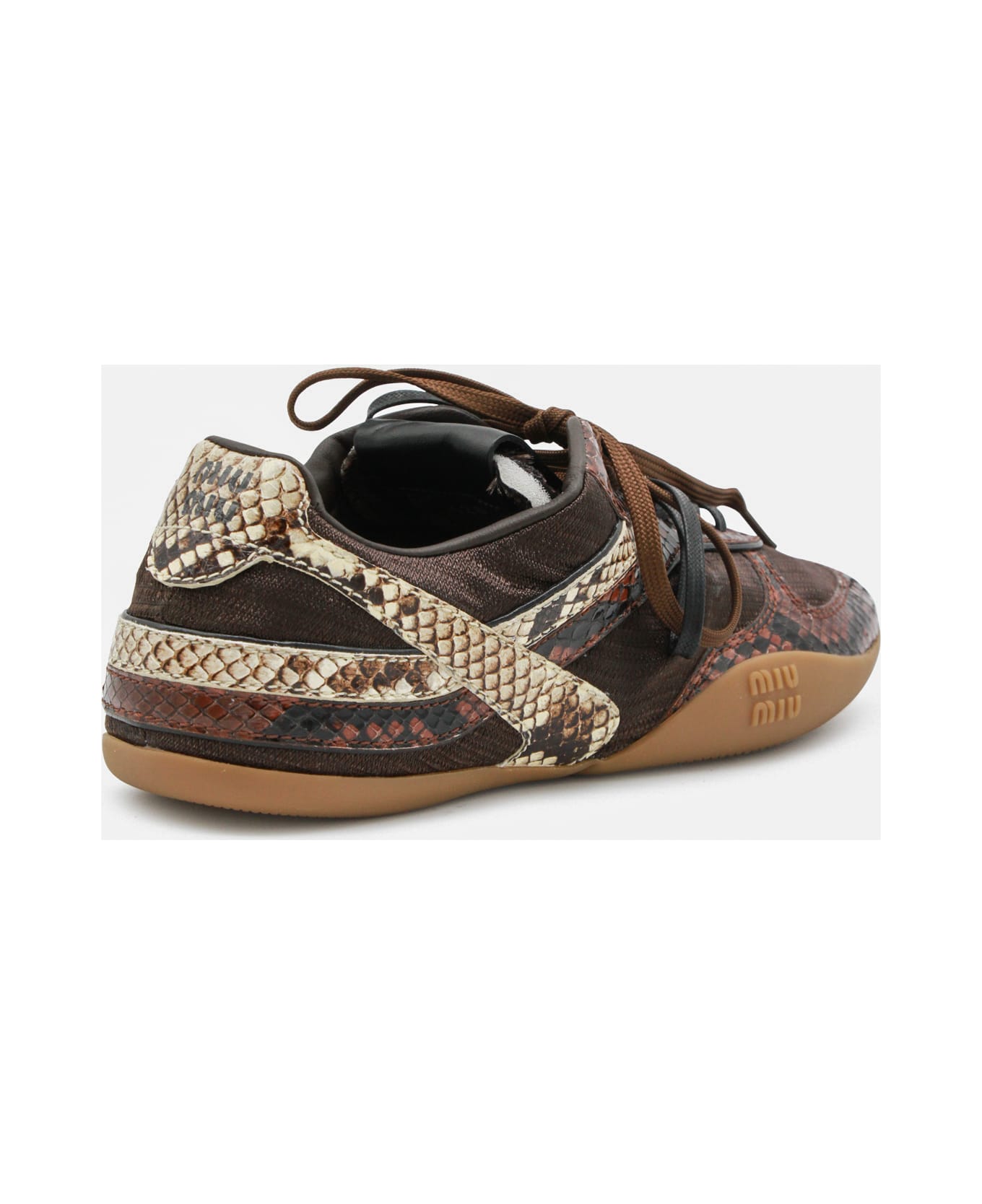 Miu Miu Brown Sneakers - MORO/TABACCO