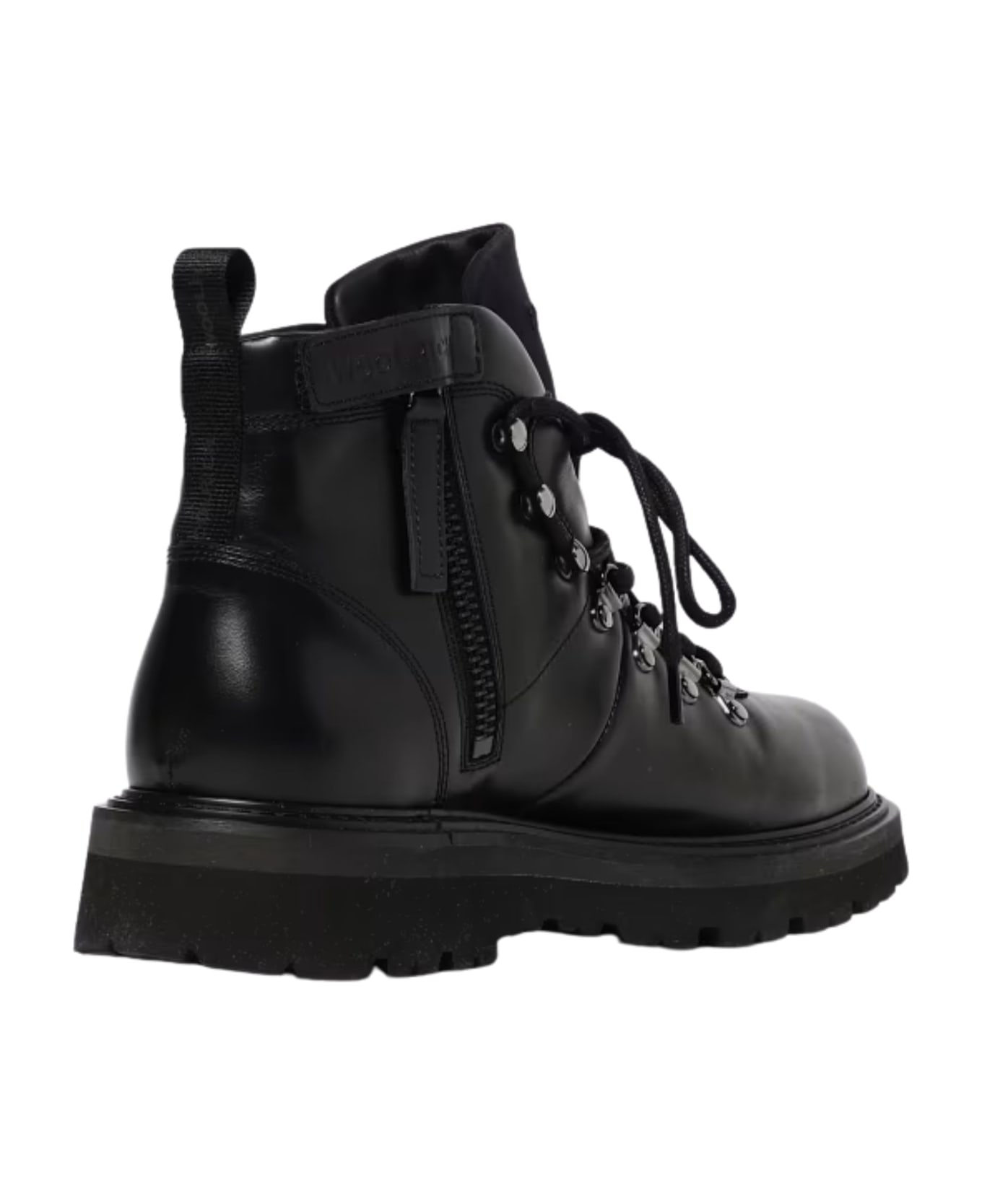 Woolrich Leather Boot - Black