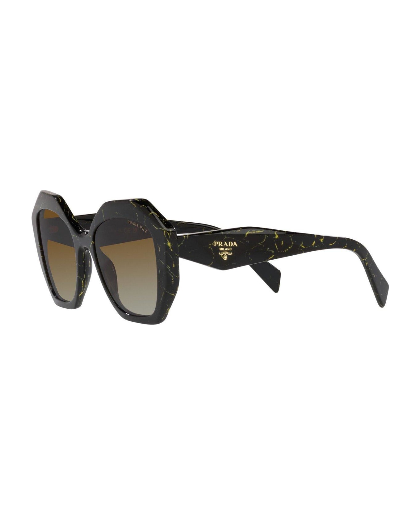 Prada Eyewear Geometric-frame Sunglasses - 19D6E1