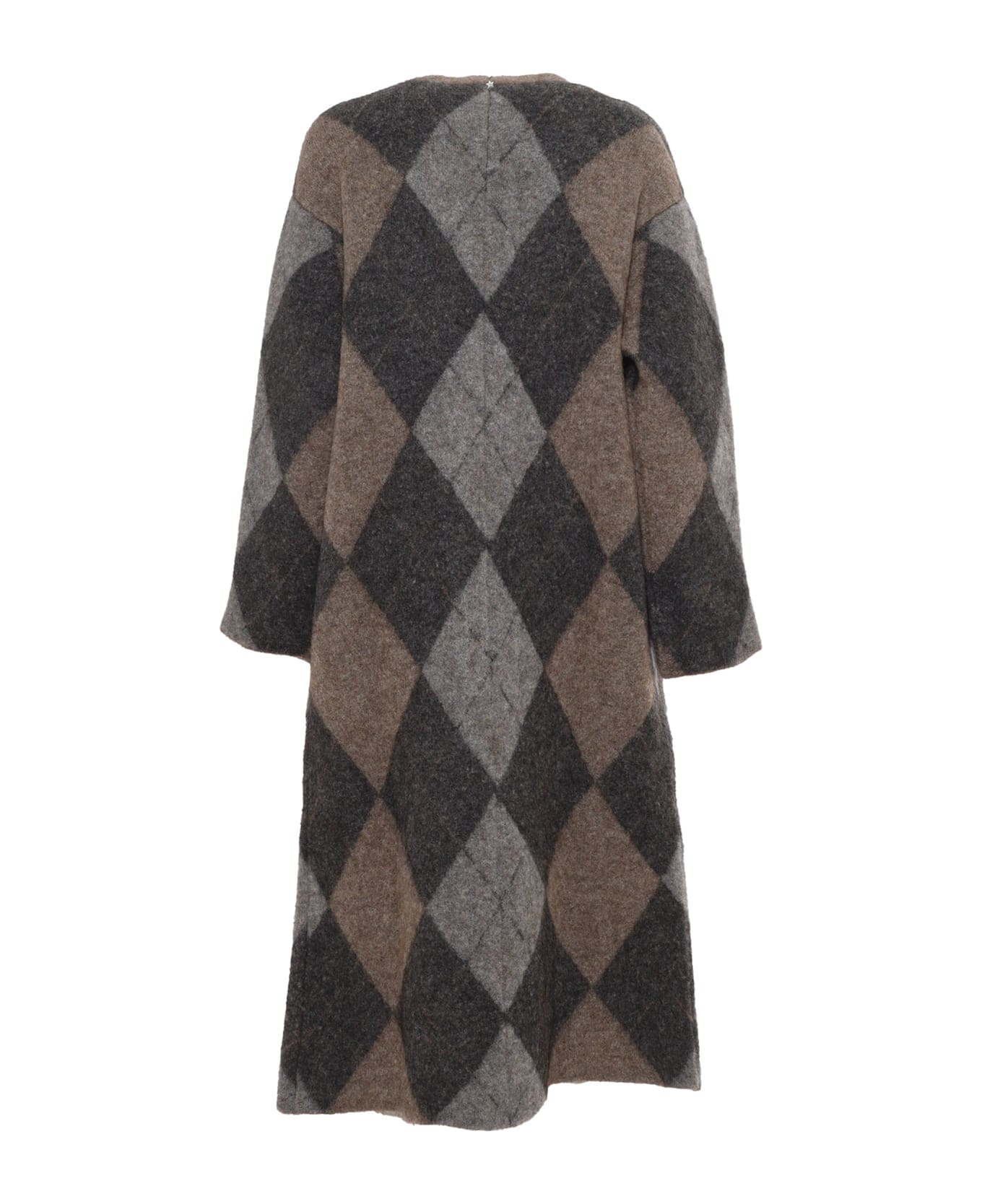 Lorena Antoniazzi Knit Coat - GREY
