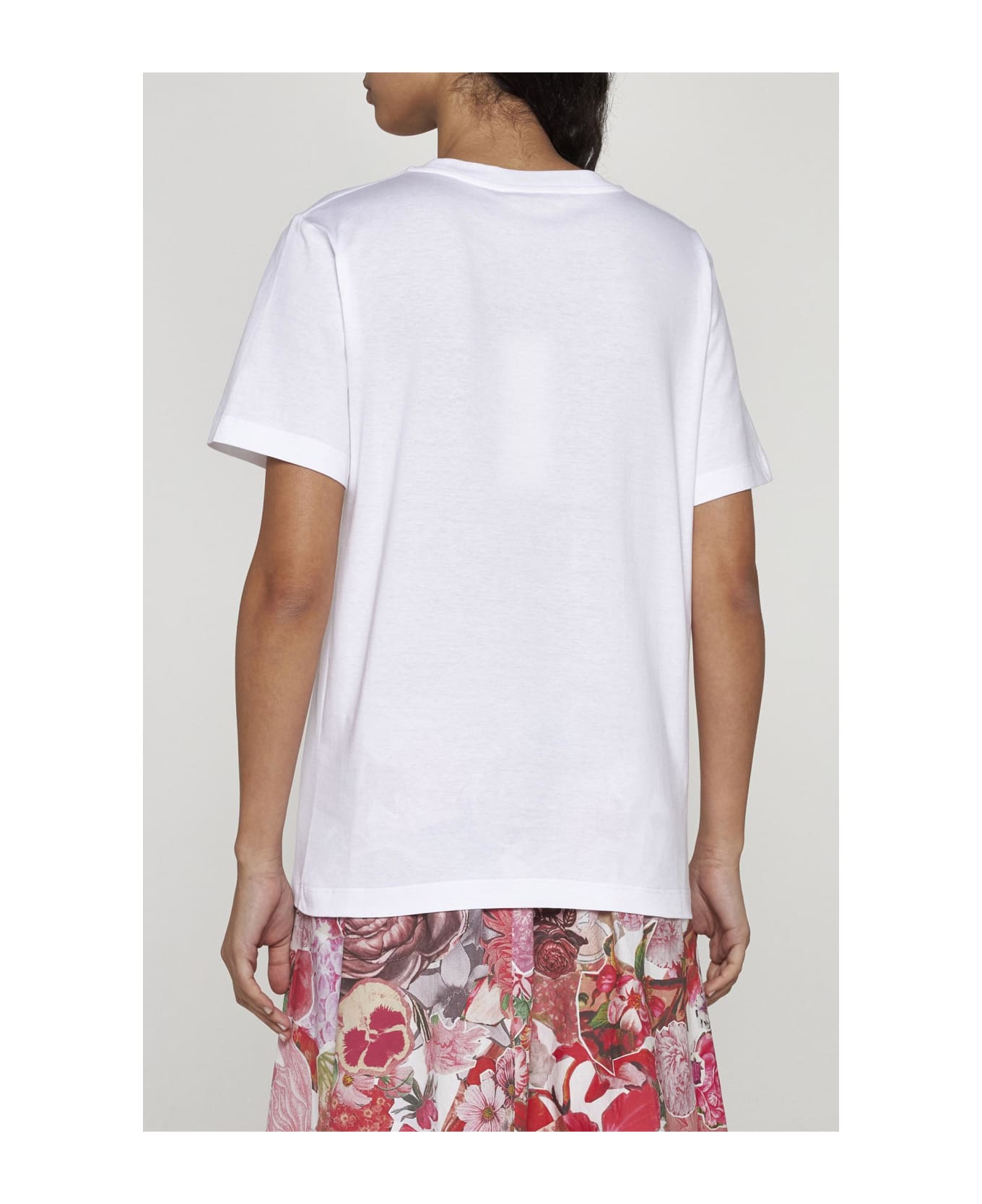 Marni Print Cotton T-shirt - White