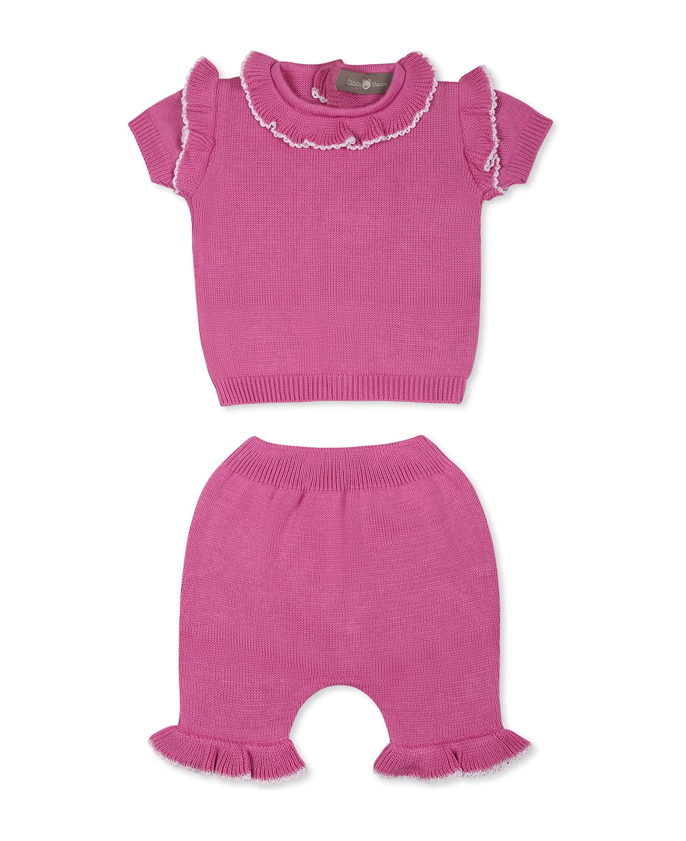 Little Bear Fuchsia Birth Set For Baby Girl - Fuchsia