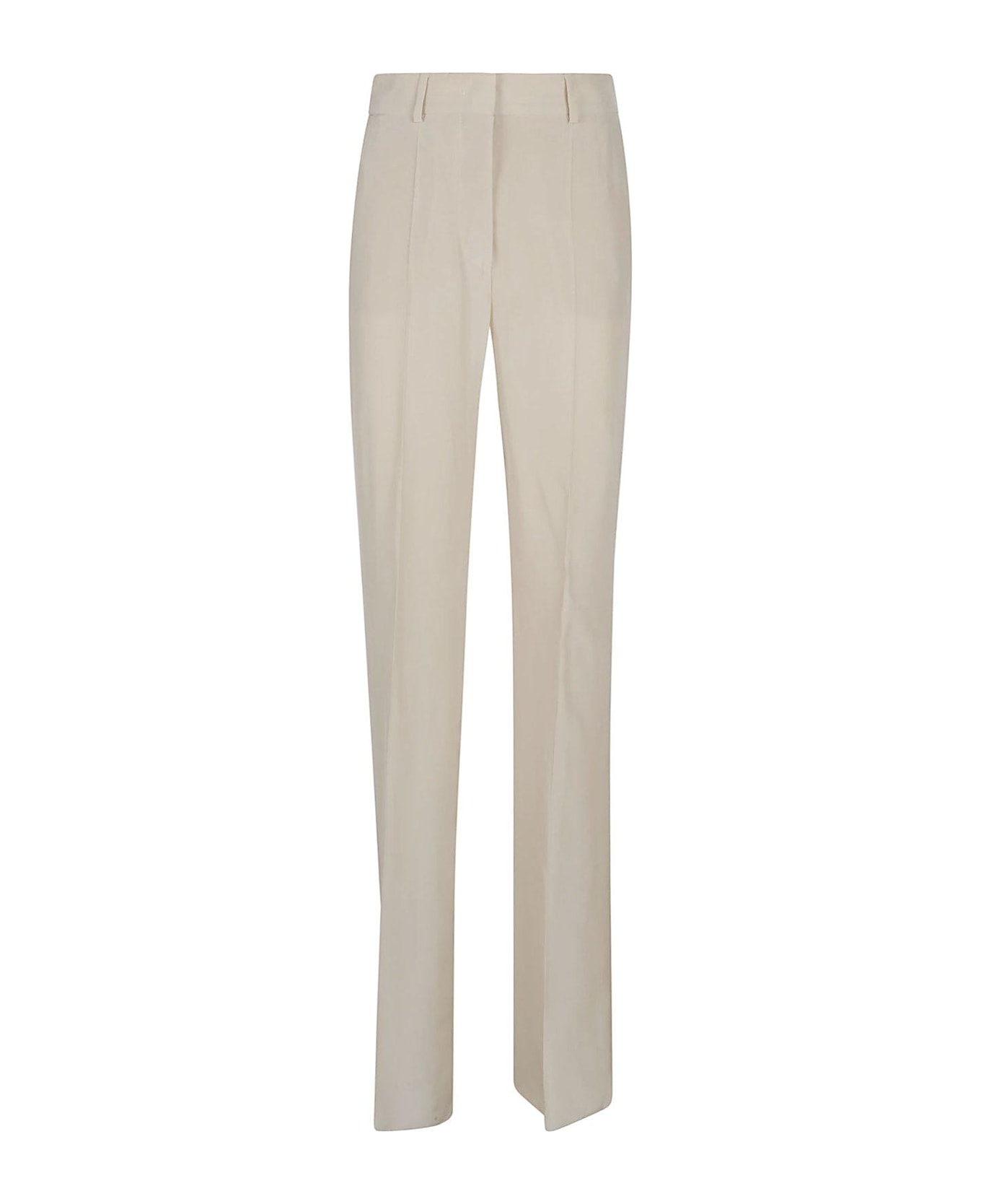 SportMax Orario Pleat Detailed Pants - BEIGE