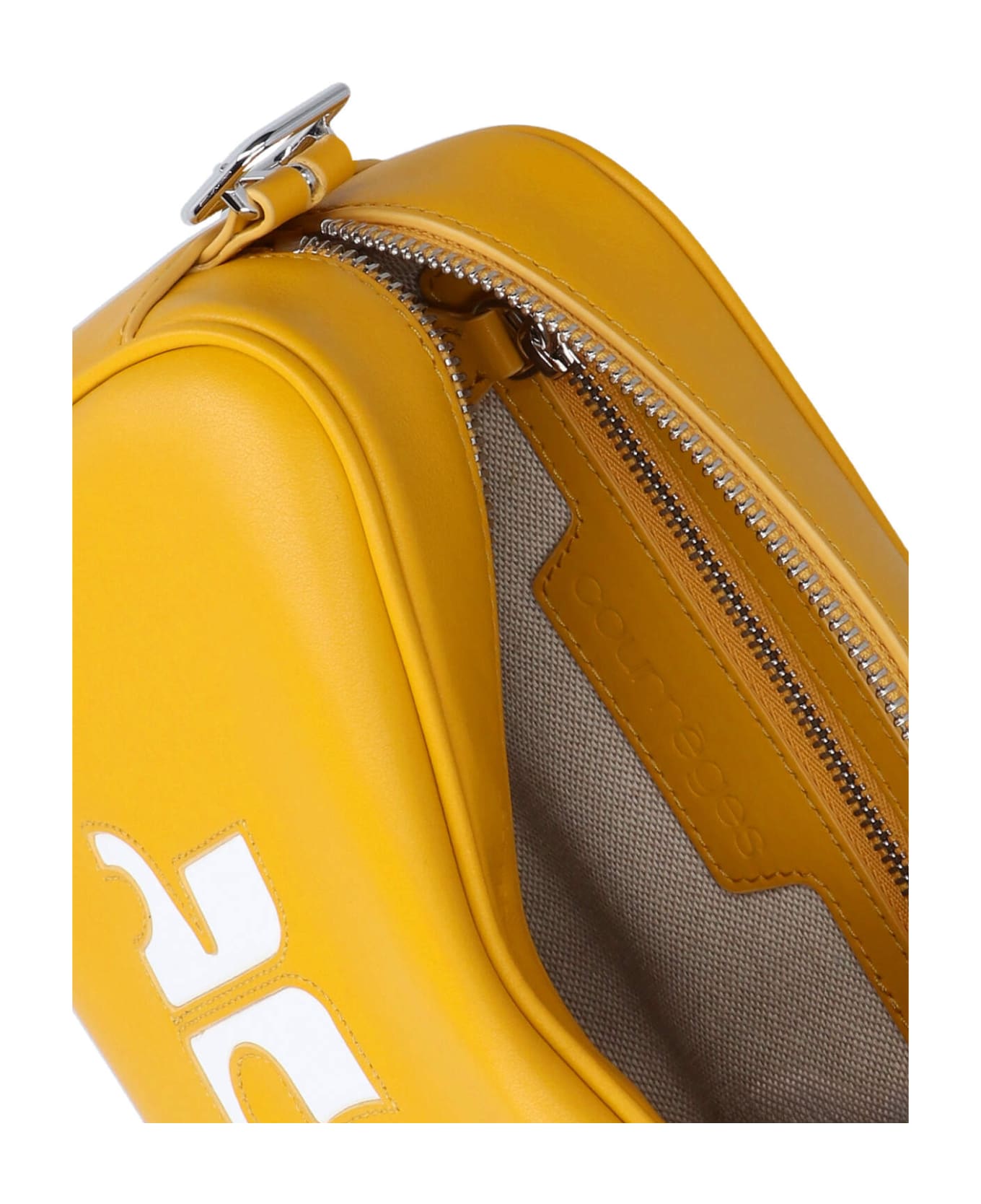 Courrèges "re-edition" Camera Bag - Yellow