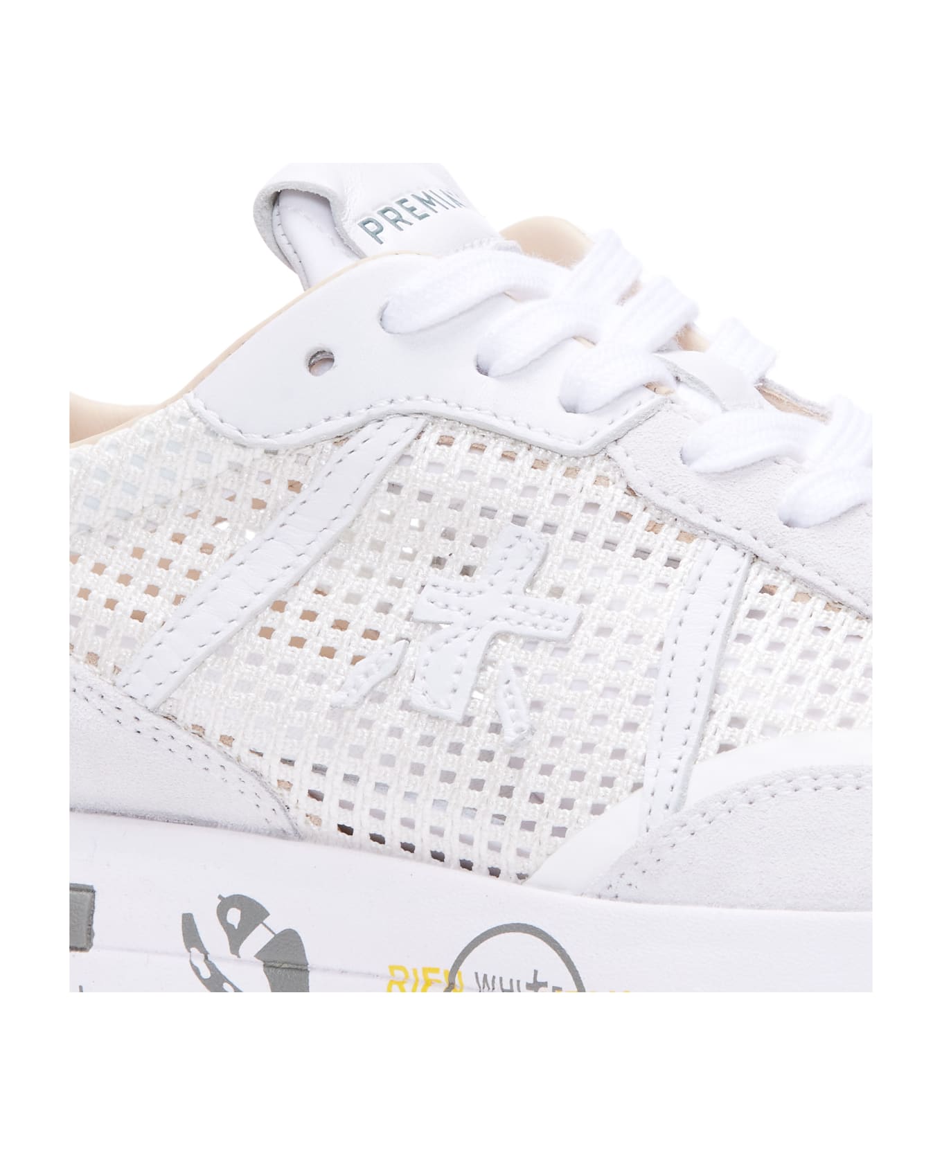 Premiata Cassie Sneakers - WHITE