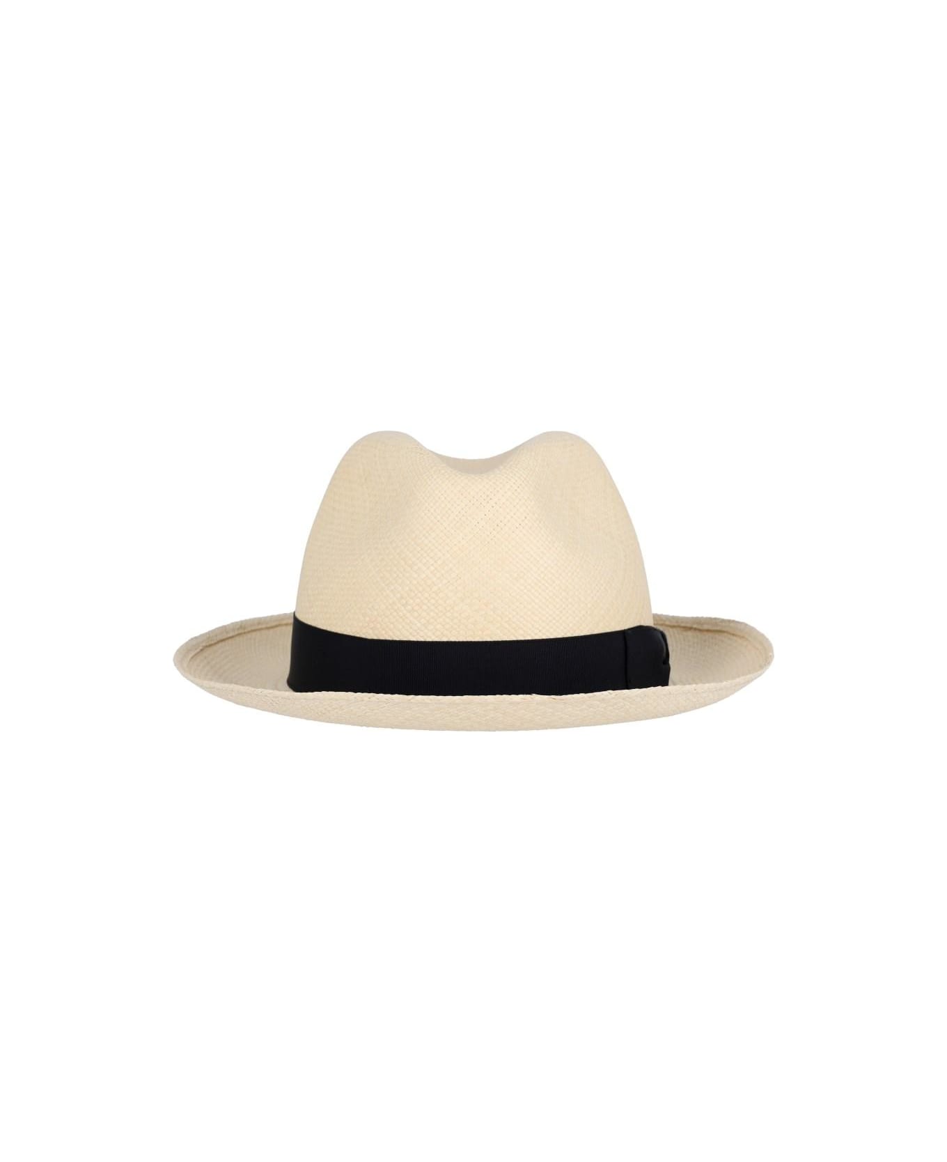 Borsalino 'panama' Straw Hat - Blue 帽子