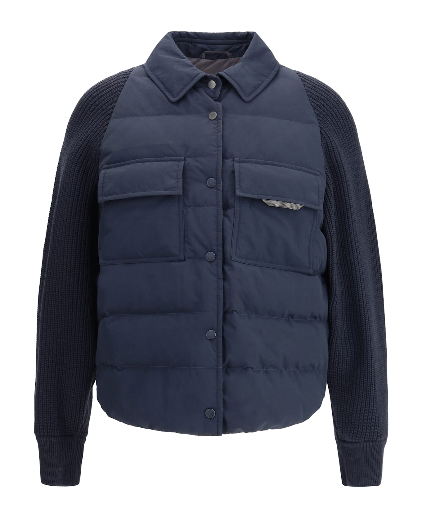 Brunello Cucinelli Jacket With Iconic Jewelry Details