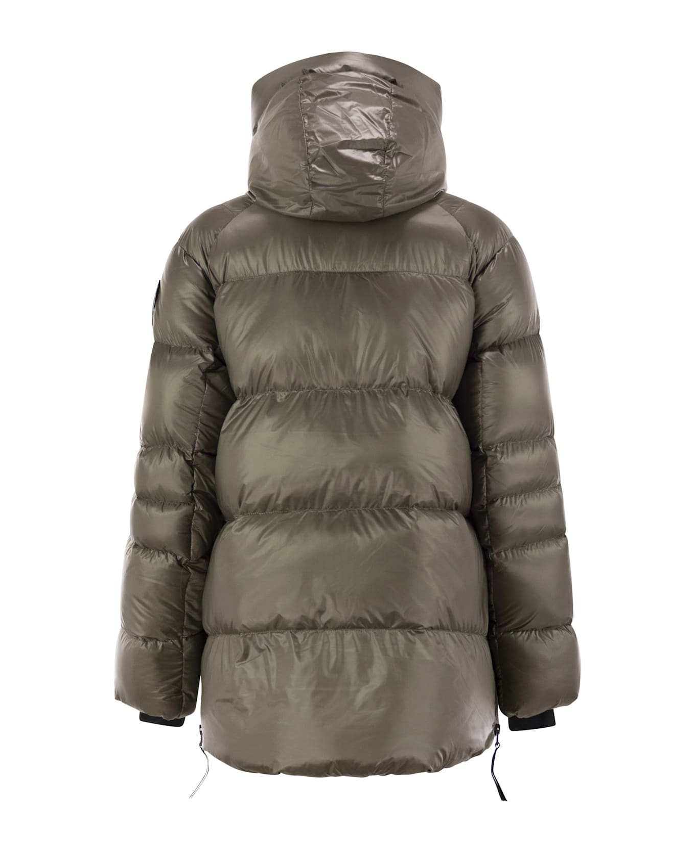 Canada Goose Cypress Puffer - Down Jacket With Black Logo - Sage