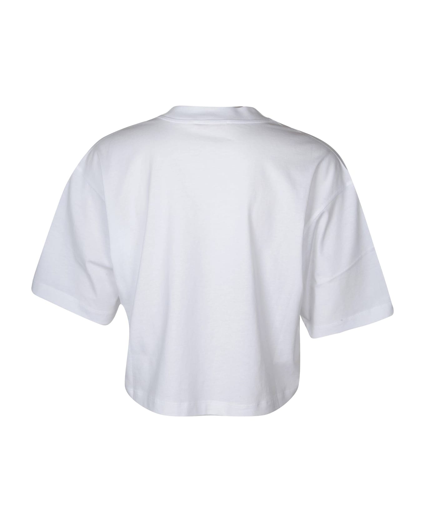Marni Cotton T-shirt With Flower Print - WHITE