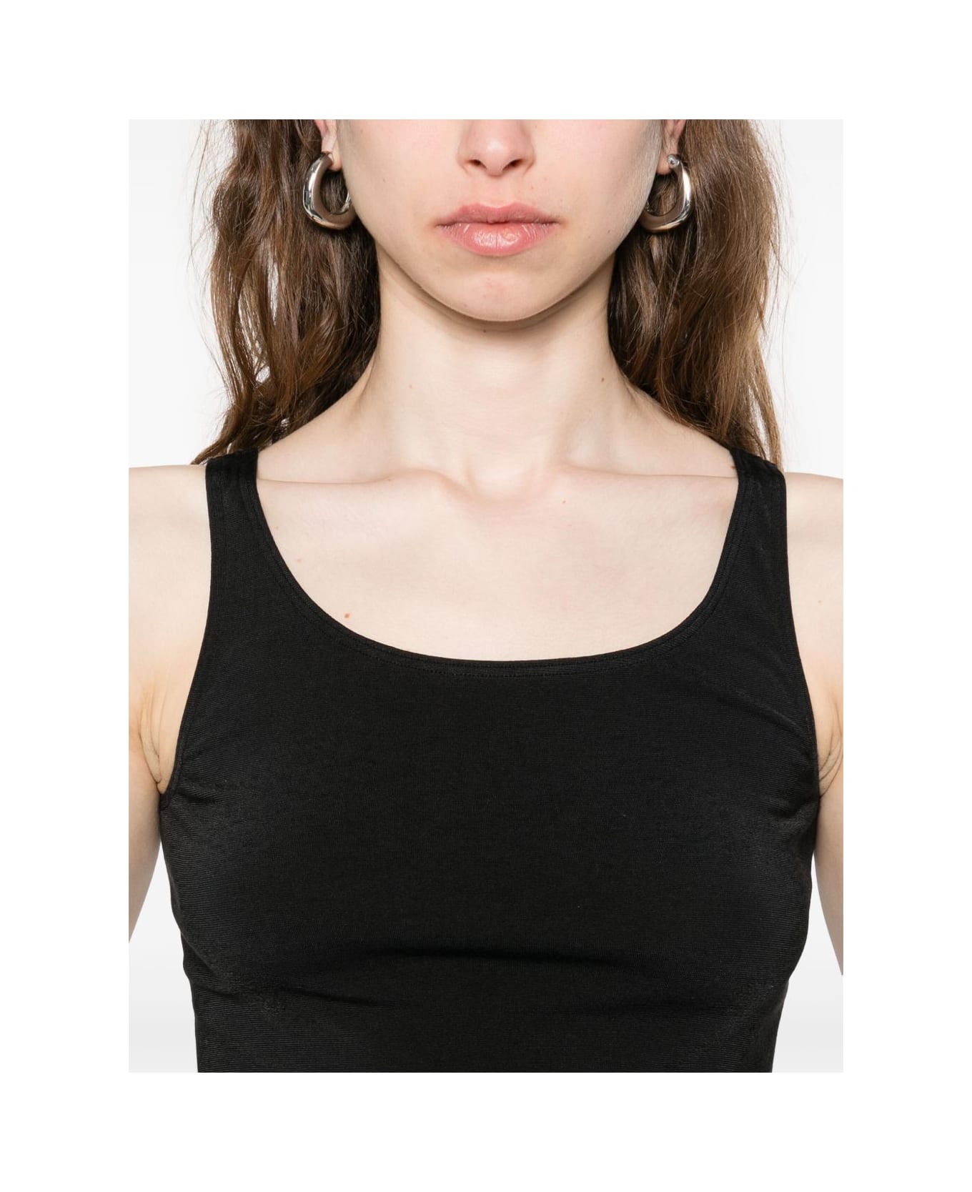 Wolford Coton Blend Tank Top - Black