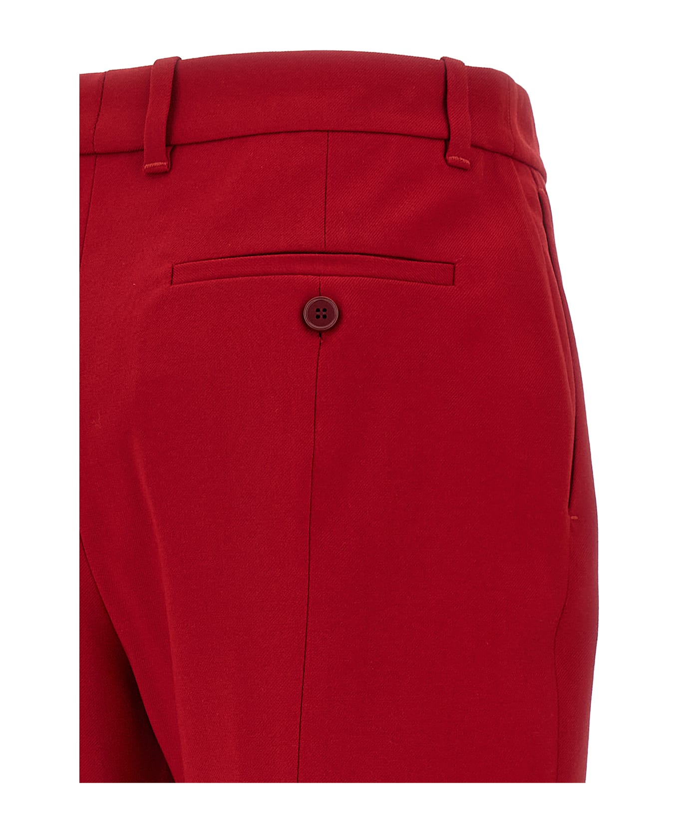 Alexander McQueen Wool Pants - Red