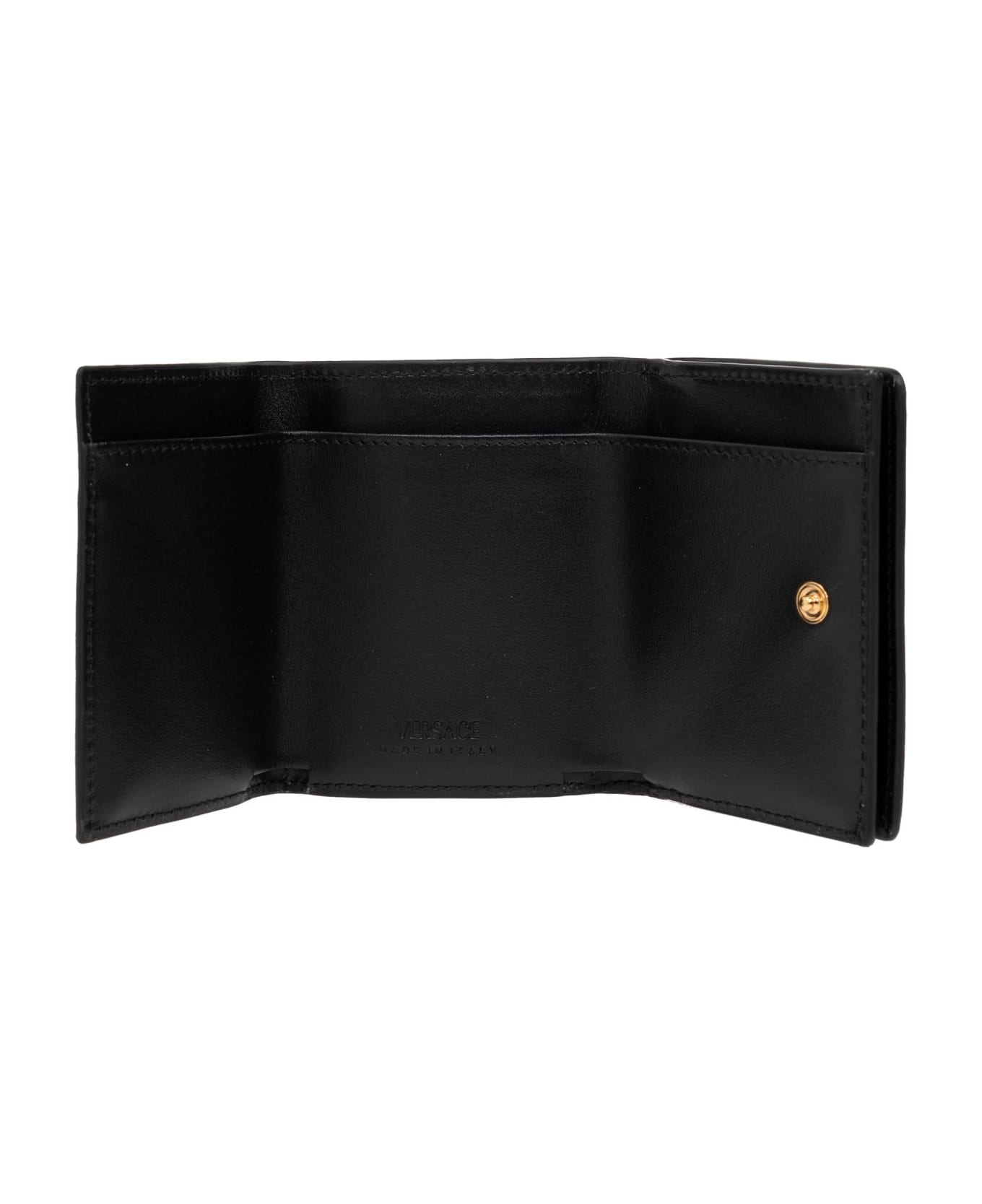 Versace Leather Wallet - BLACKVERSACEGOLD