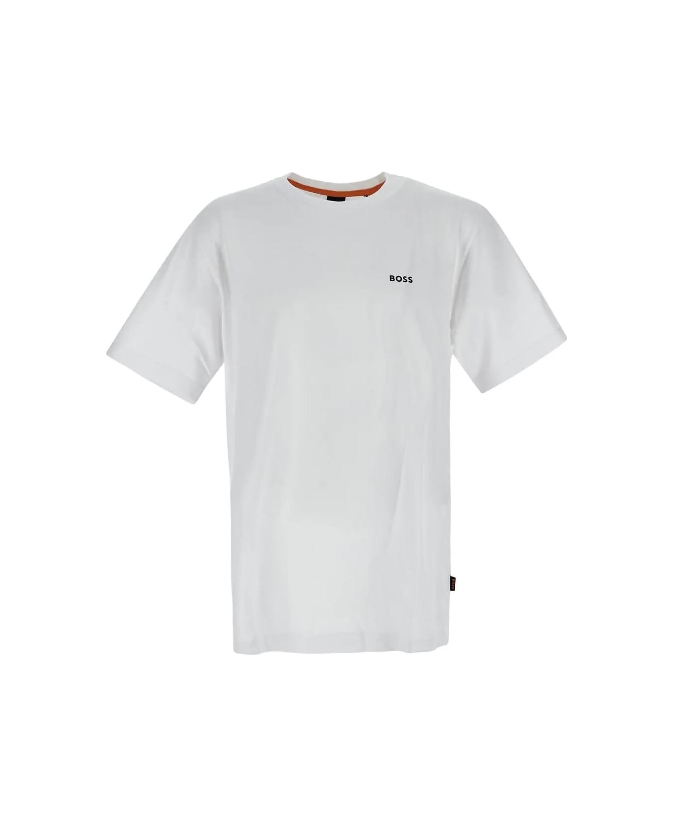 Hugo Boss Logo T-shirt - WHITE シャツ