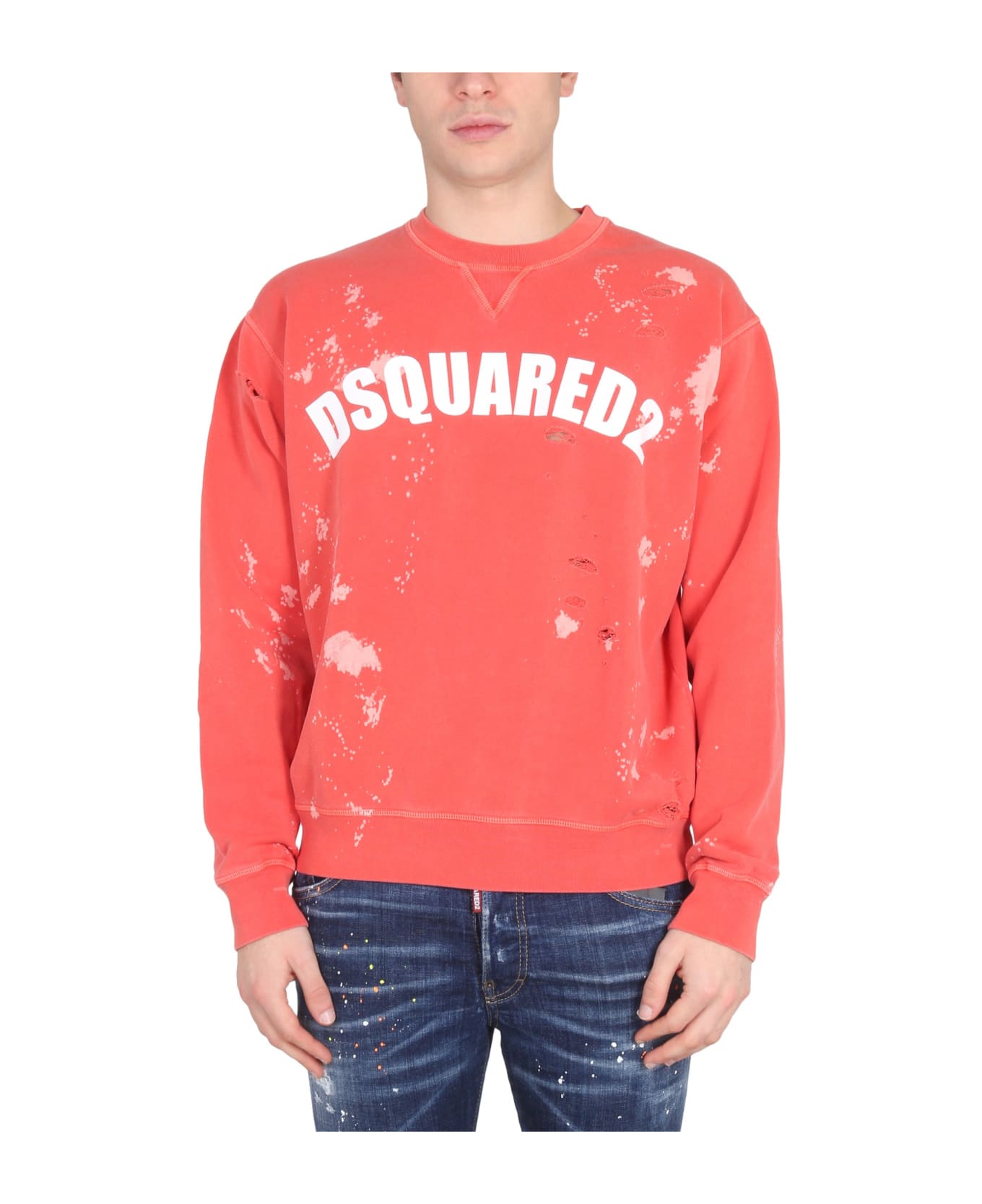 Dsquared2 Sweatshirt With Logo Print | italist