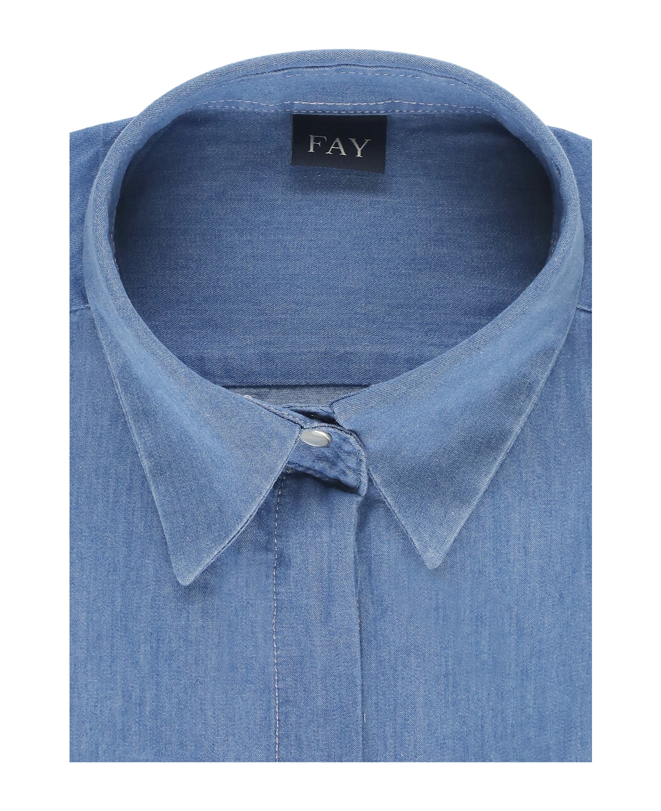Fay Denim Shirt - Blue