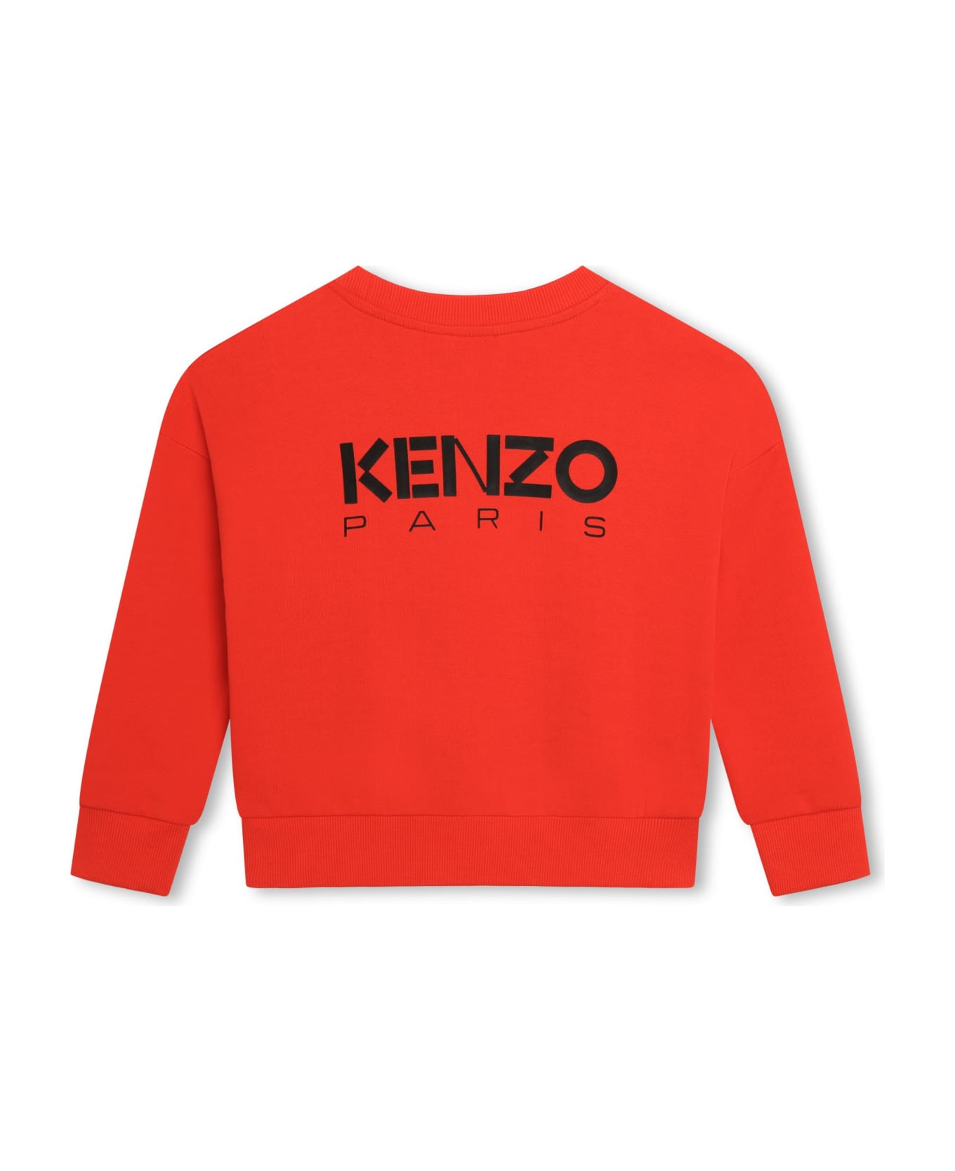 Kenzo Kids Felpa Con Stampa - Red