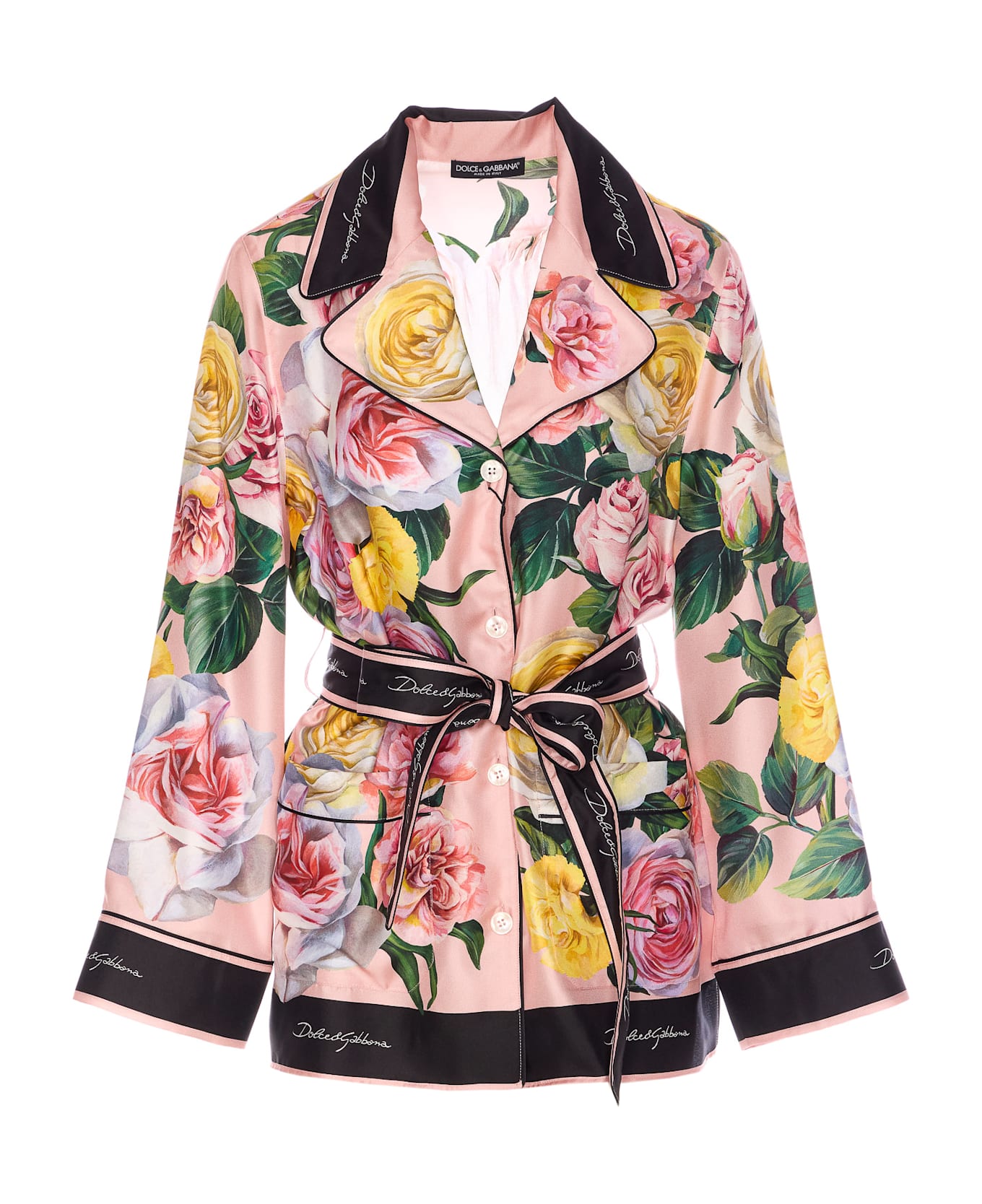 Dolce 
Gabbana Floral Shirt - Pink