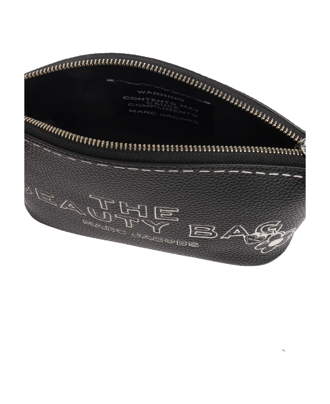Marc Jacobs Cosmetic Bag With Logo - Nero