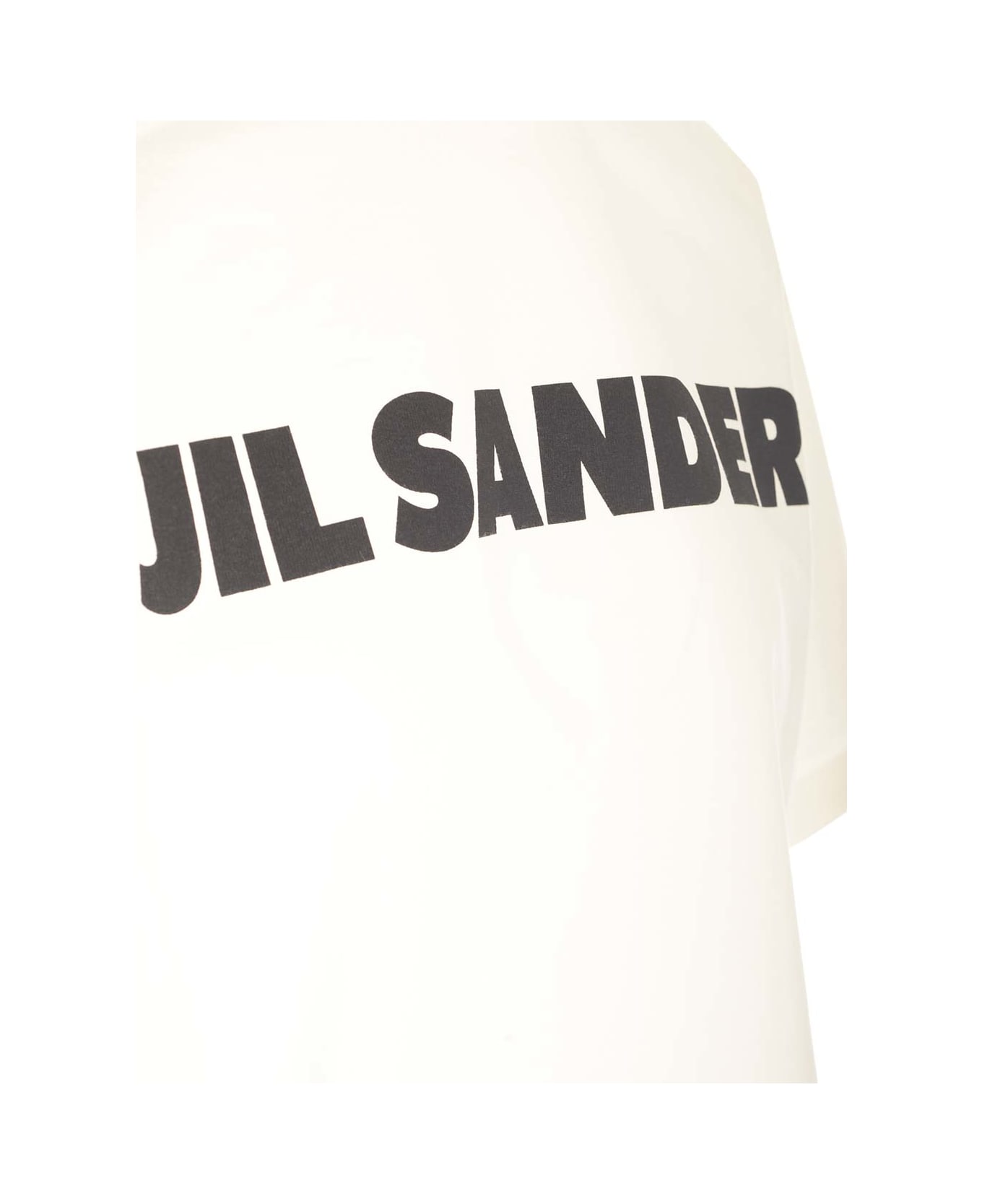 Jil Sander Classic Signature T-shirt - PORCELAIN