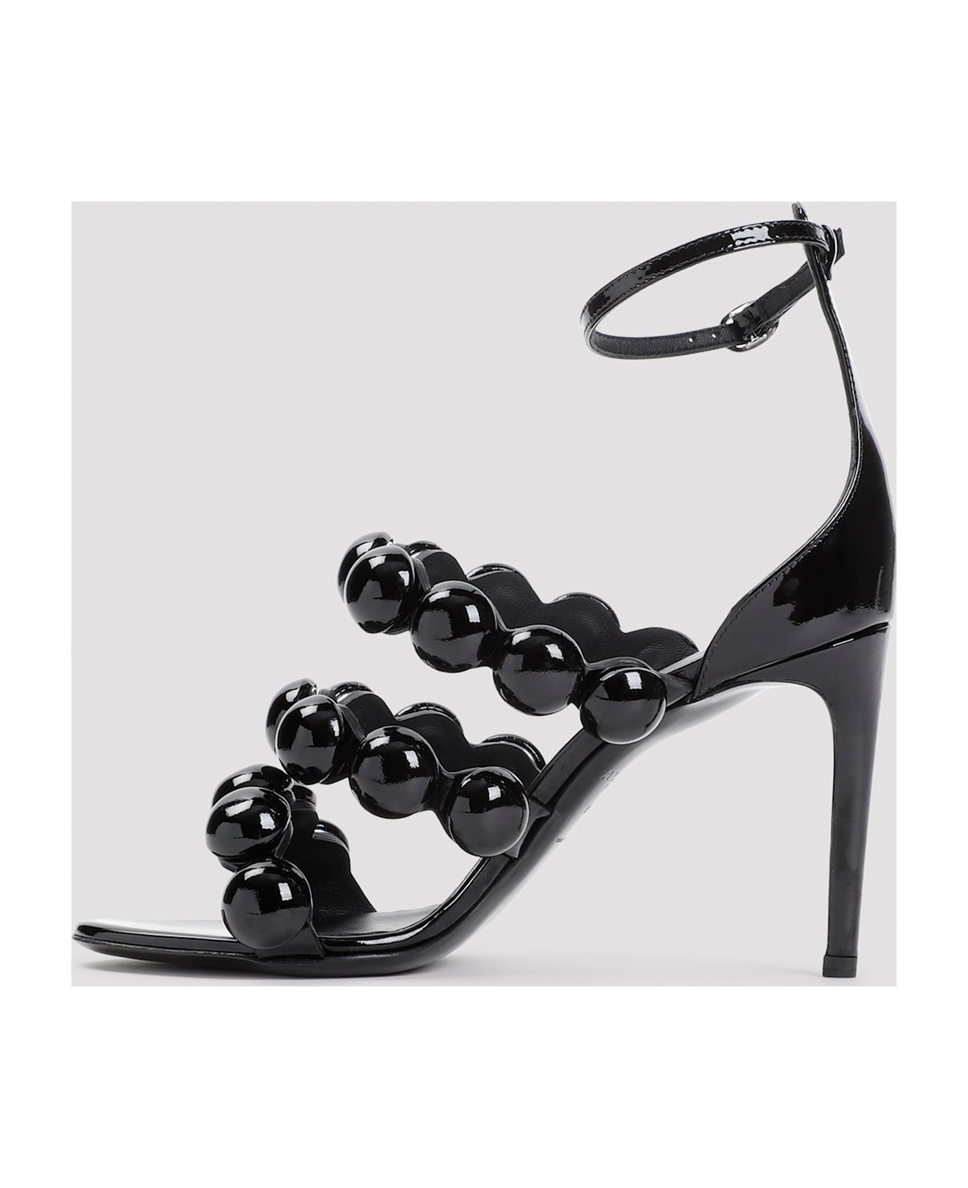 Alaia Alaïa 3 Straps Sandal - Black