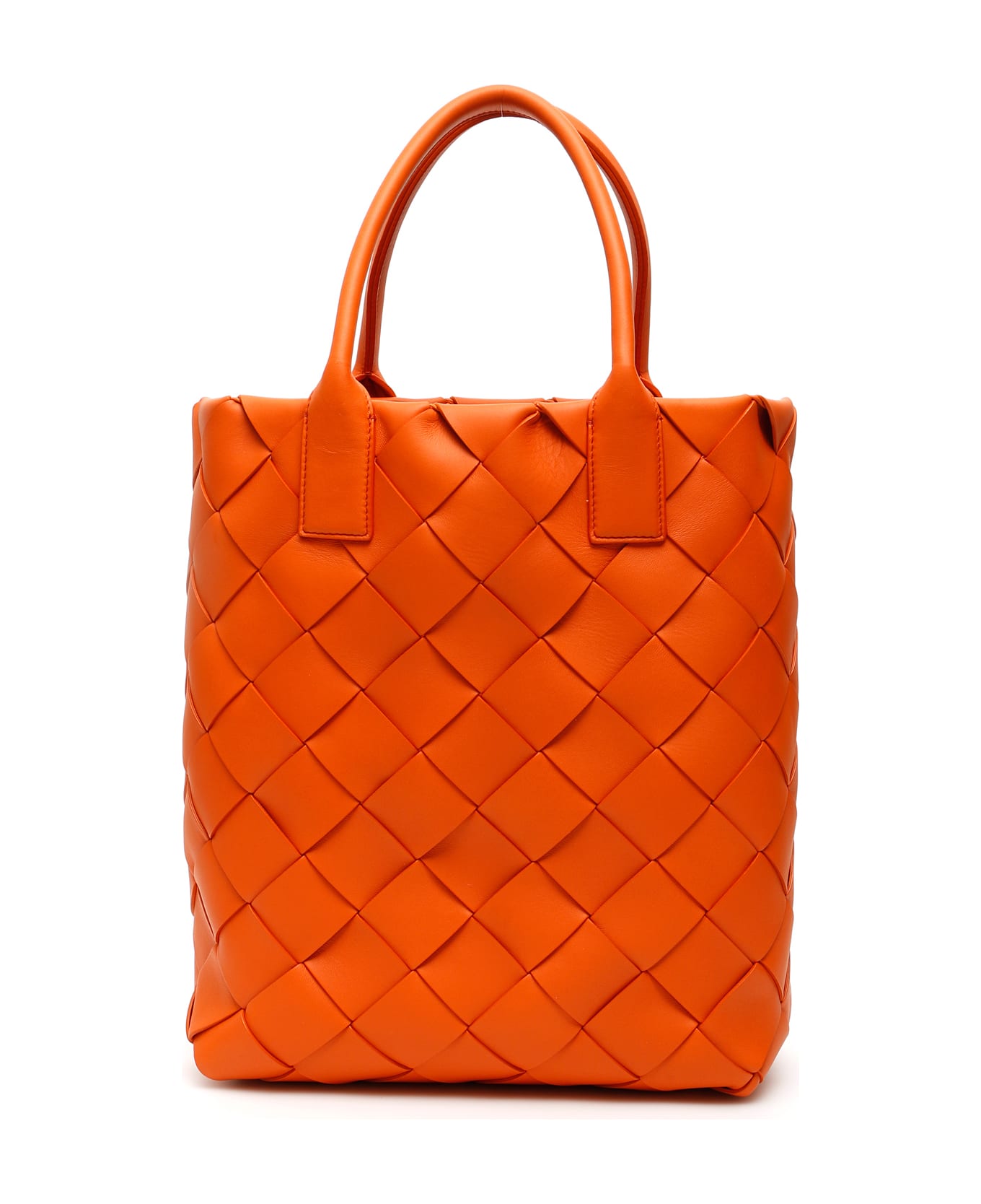 Bottega Veneta Maxi Cabat 30 Bag - BURNED ORANGE GOLD (Orange)