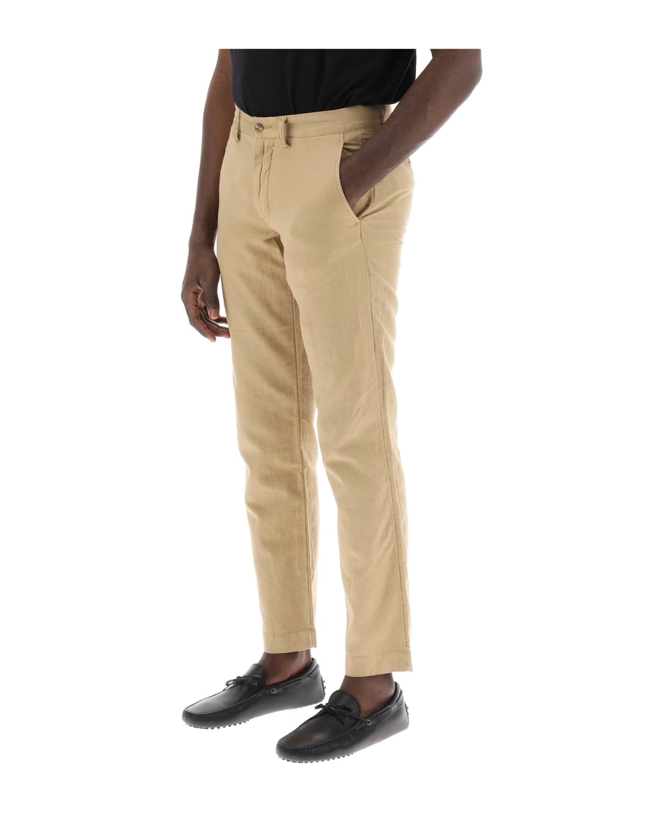 Polo Ralph Lauren Linen And Cotton Blend Pants For - CAFE TAN (Beige)