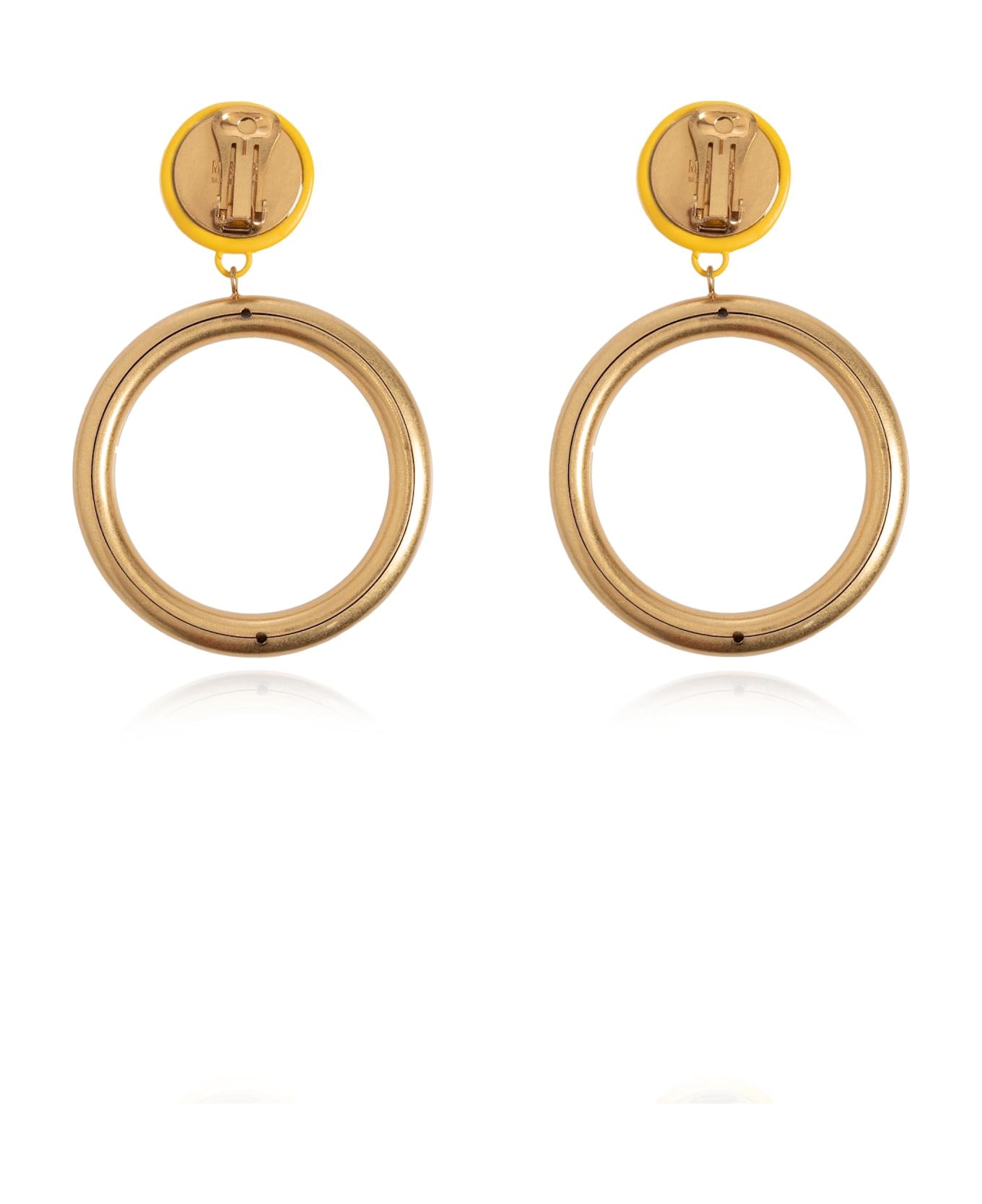 Moschino Round Earrings - GOLD