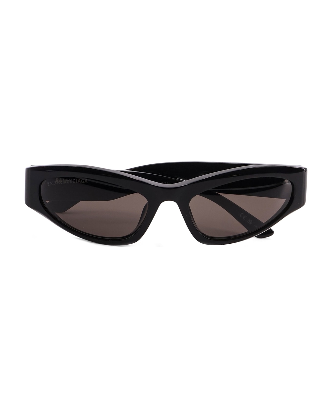 Balenciaga Logo Cat Acetate Sunglasses - Black