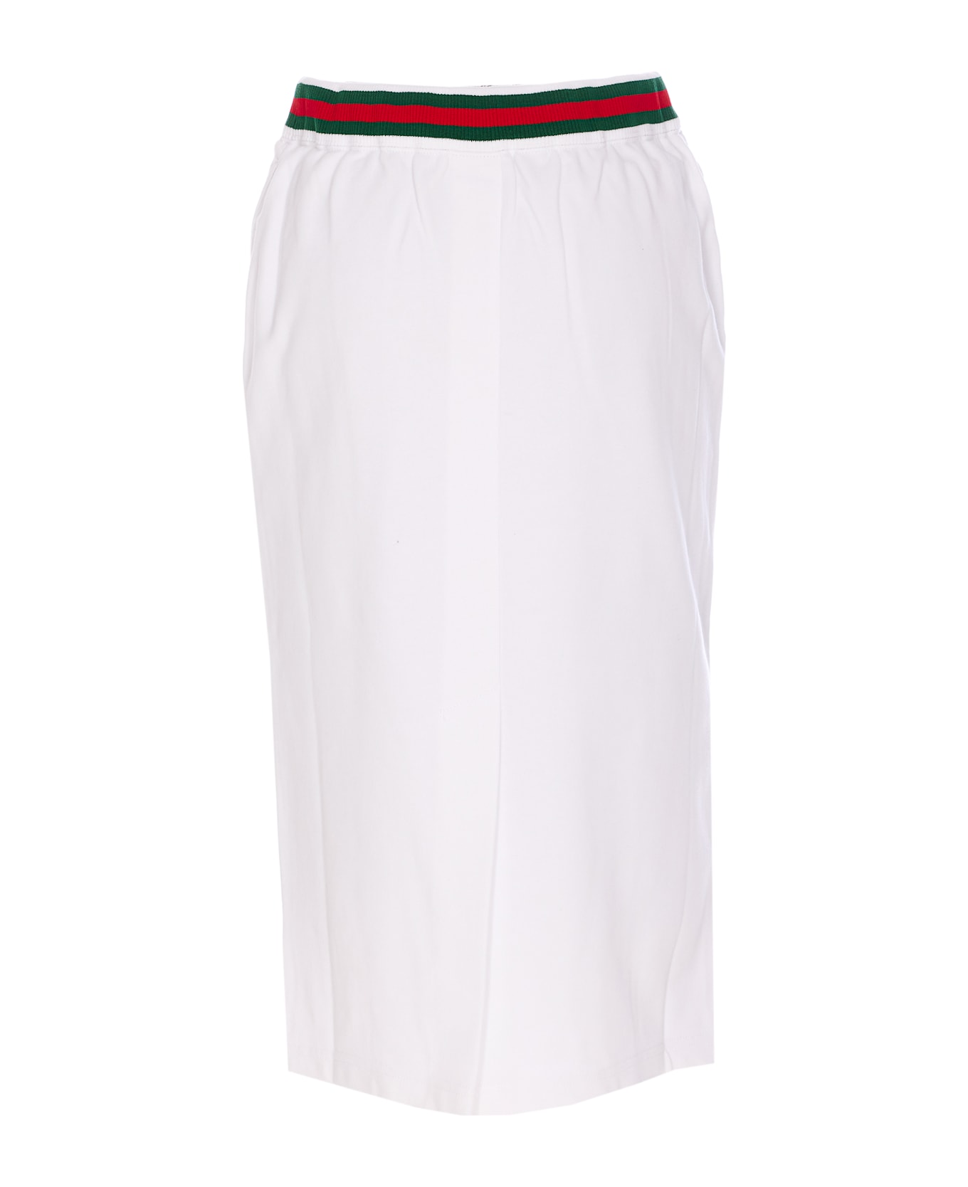 Gucci Jersey Skirt - WHITE