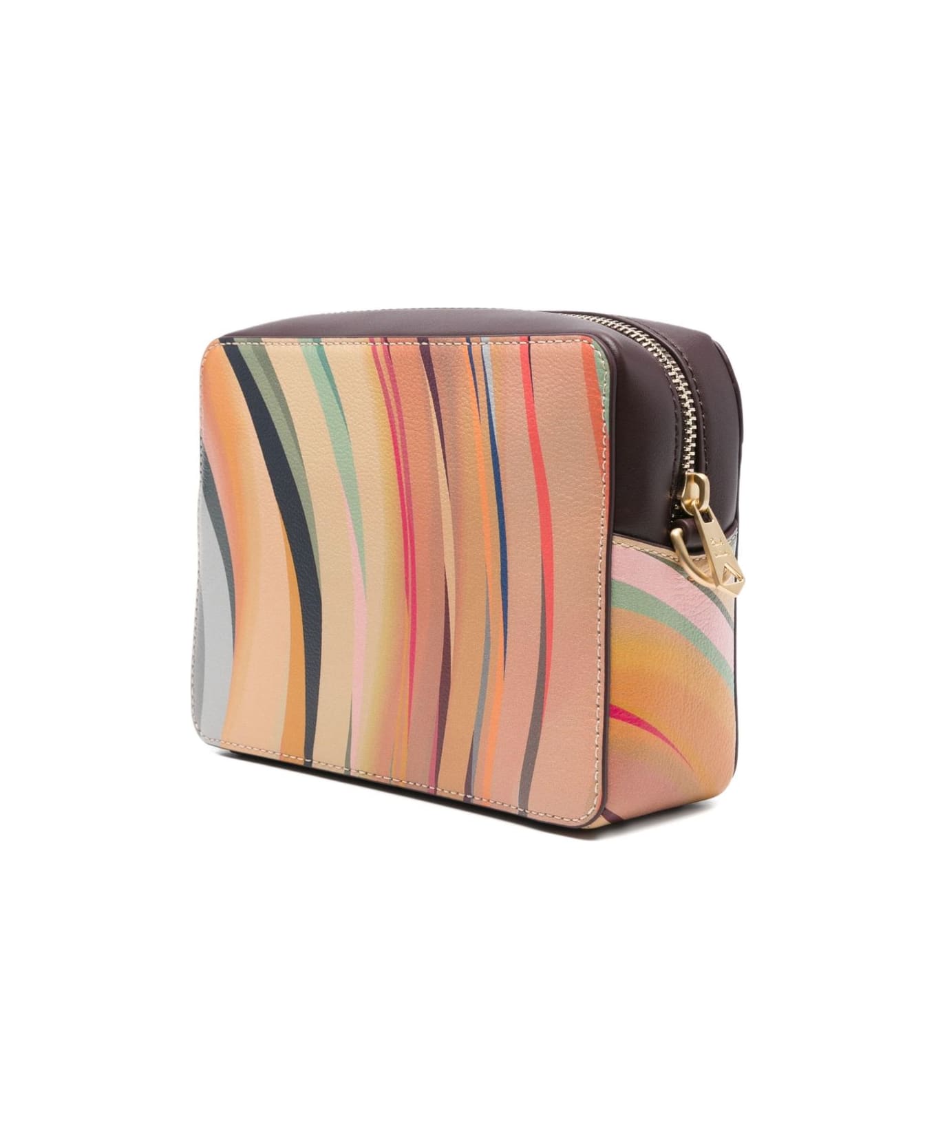 Paul Smith Swirl Leather Crossbody Bag - MultiColour