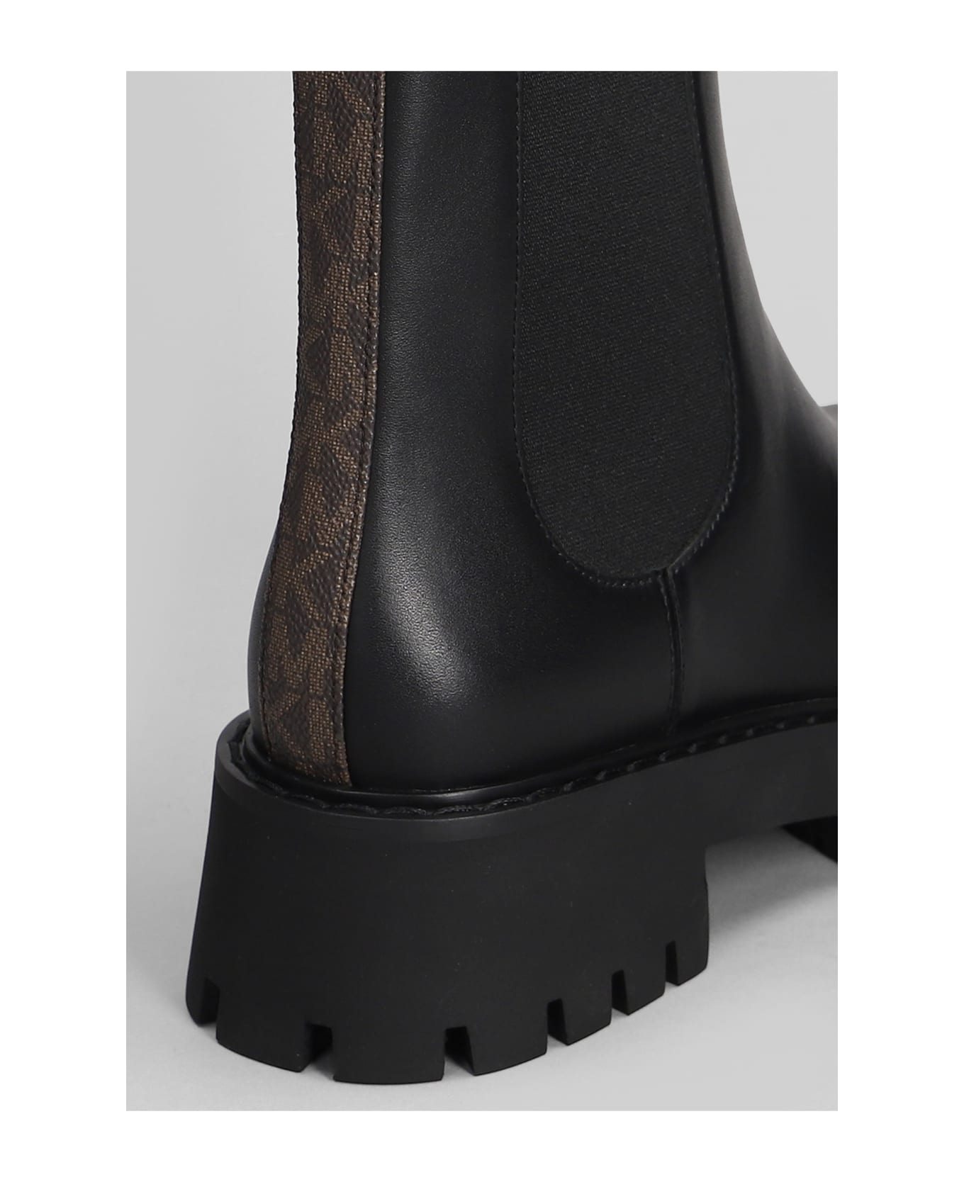 MICHAEL Michael Kors Cowhide Ankle Boots - BROWN, black