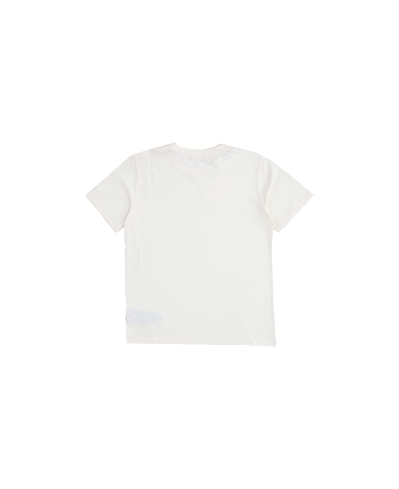 Balmain T-shirt With Logo - BEIGE