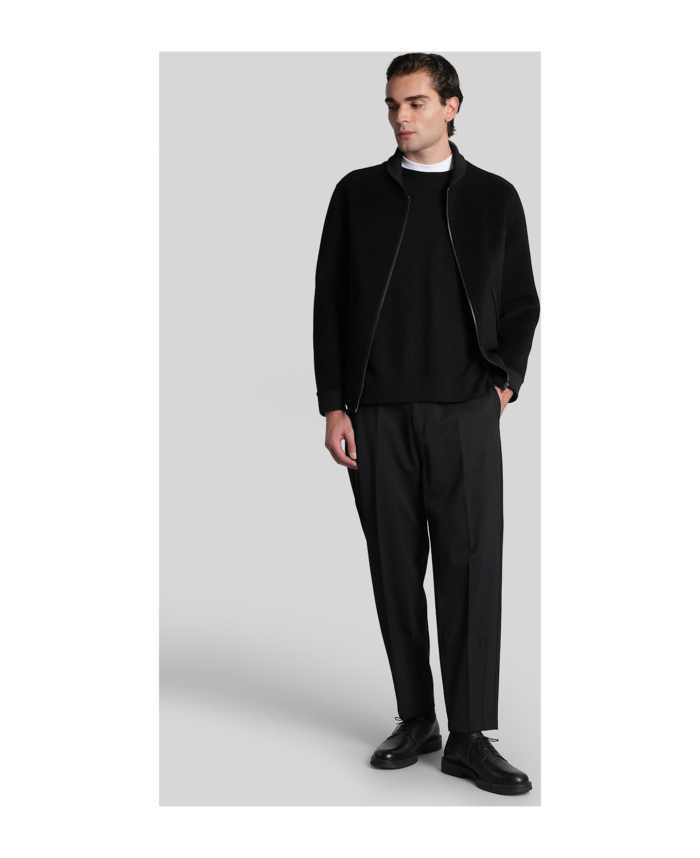 Mauro Grifoni Knitwear In Black Wool - black