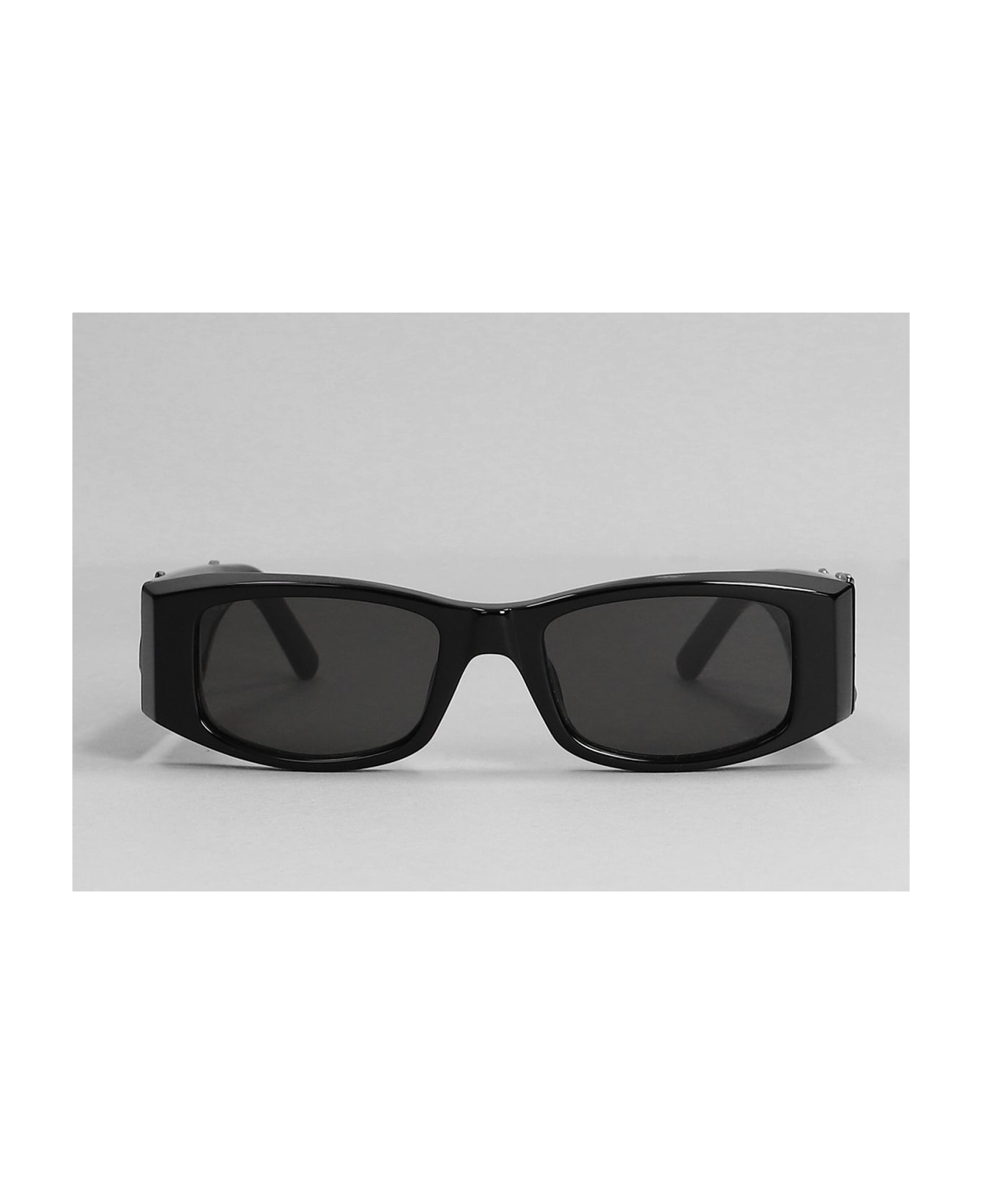 Palm Angels Angel Sunglasses In Black Acrylic - black