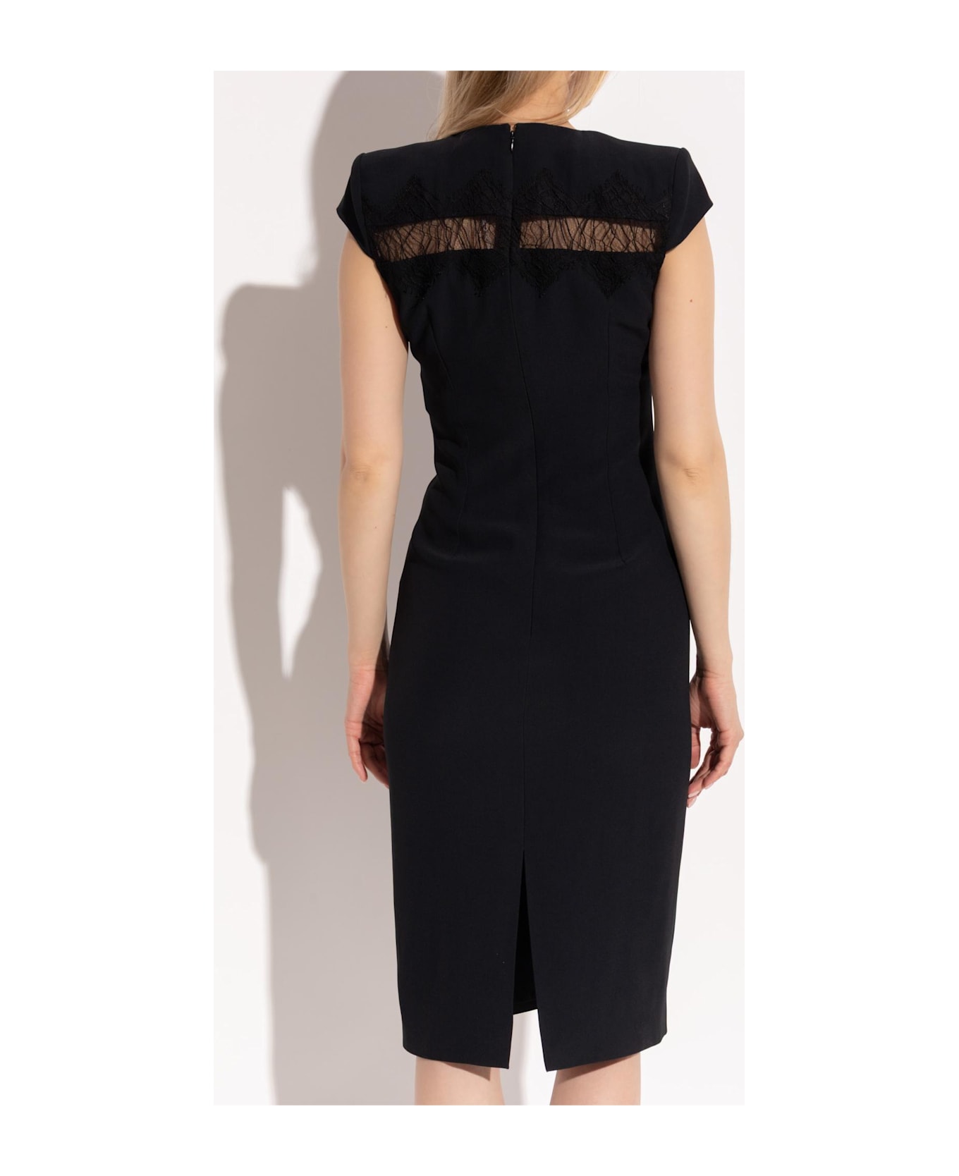 Alexander McQueen Dress With Back Slit - Black