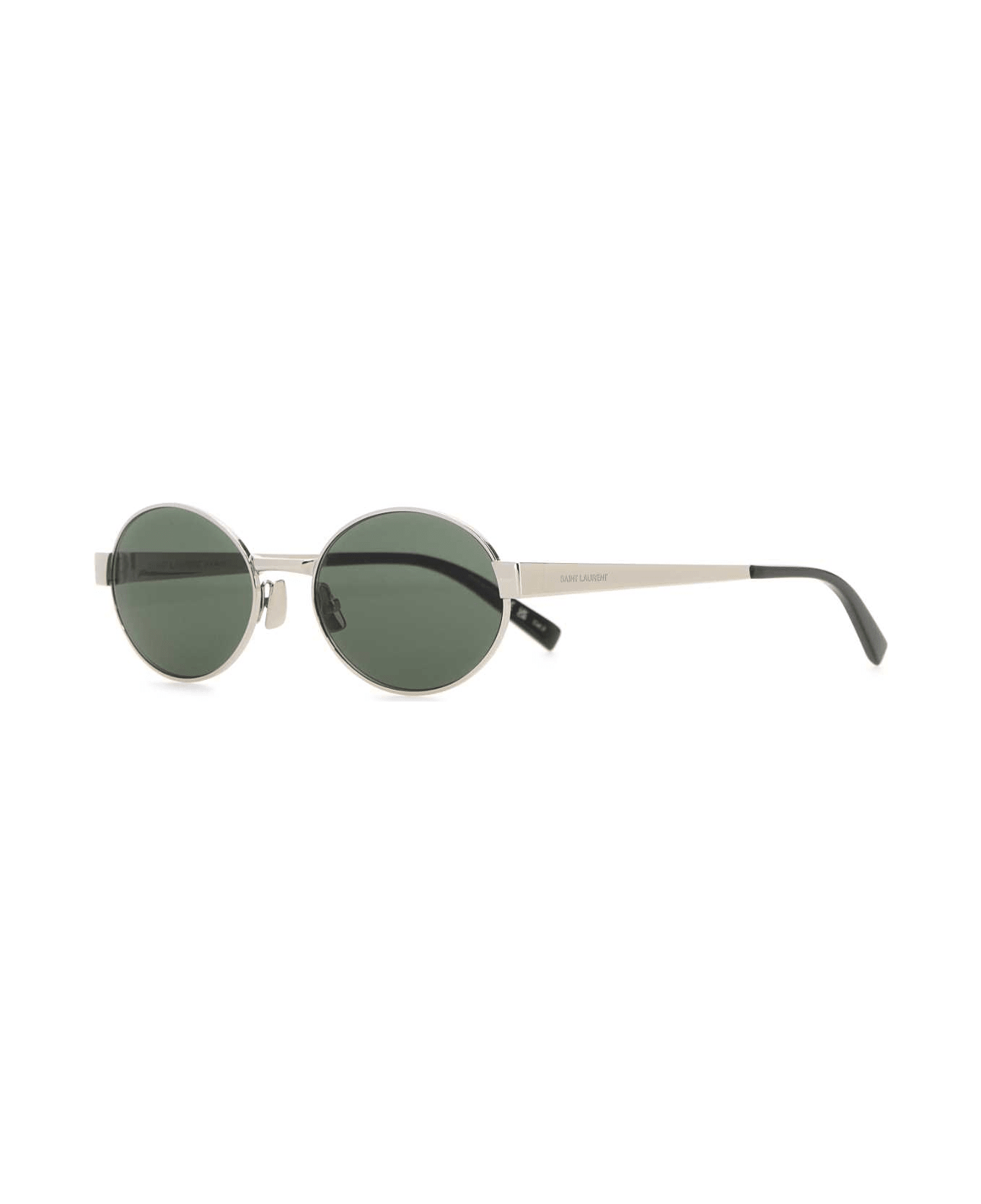 Saint Laurent Silver Metal Sl 692 Sunglasses - SILVERGREY