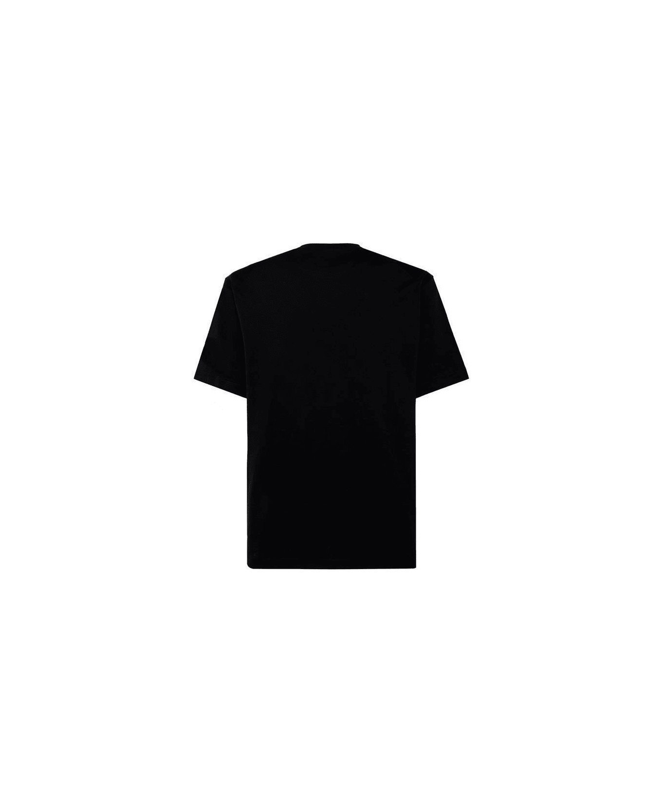 Y-3 Logo Printed Crewneck T-shirt - Black