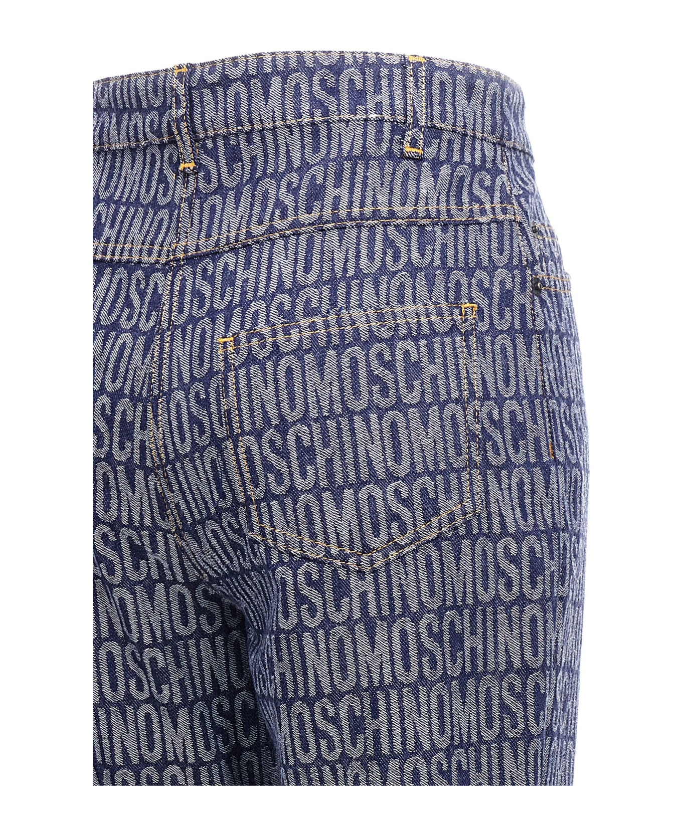Moschino 'logo' Jeans - Blue ボトムス