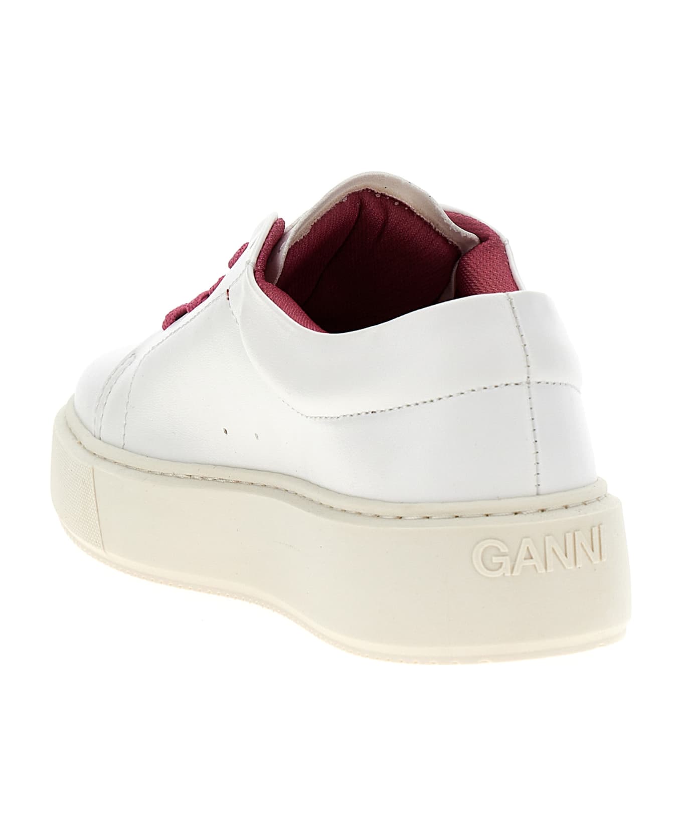 Ganni 'sporty Mix' Sneakers - Fuchsia ウェッジシューズ