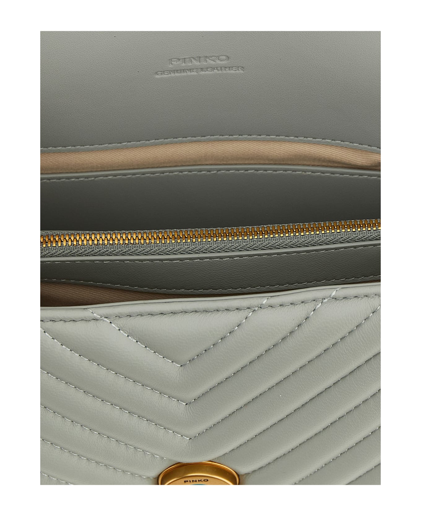 Pinko 'mini Lady Love Puff' Handbag - Gray