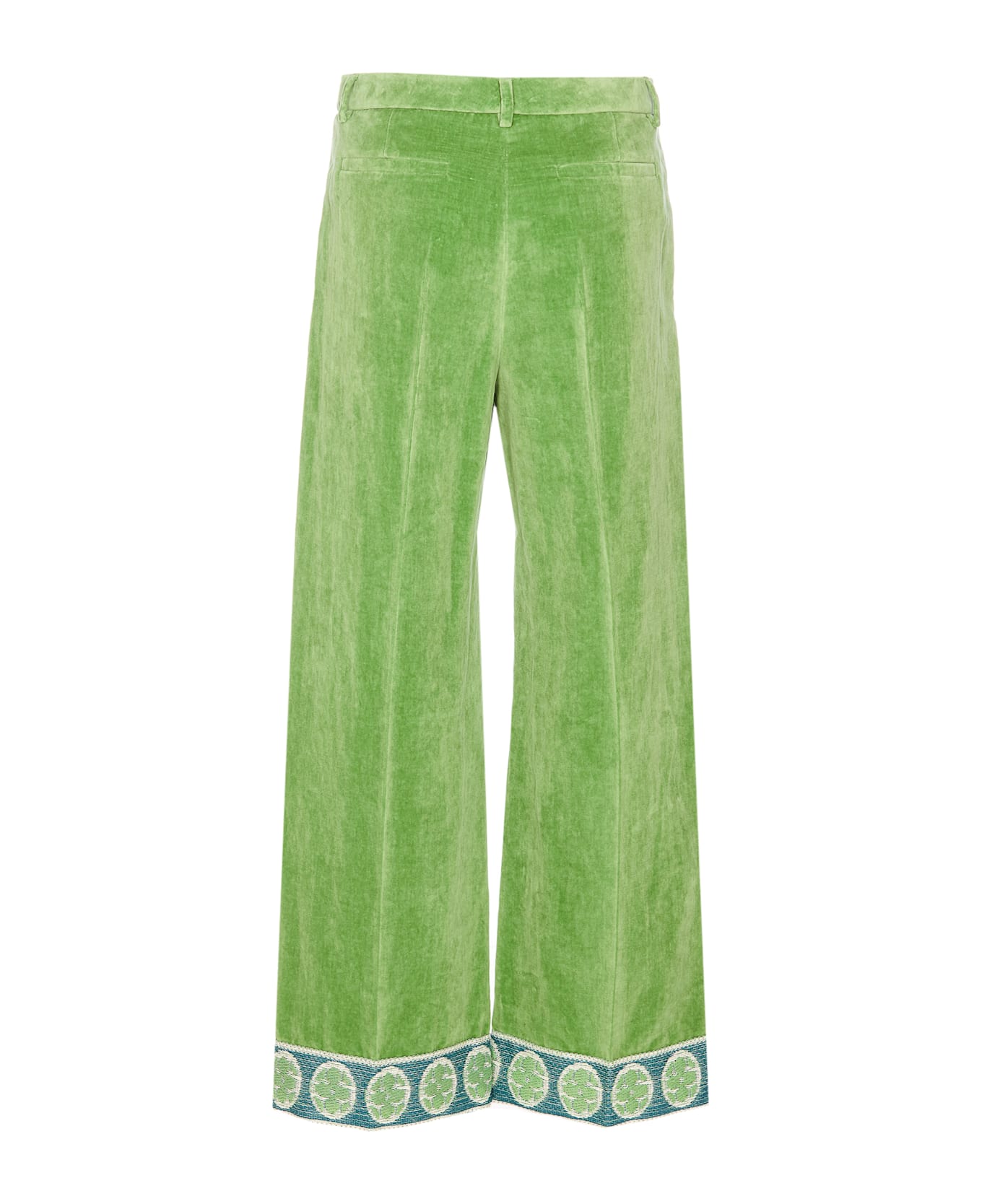 Valentino Garavani Velvet Pants - Green