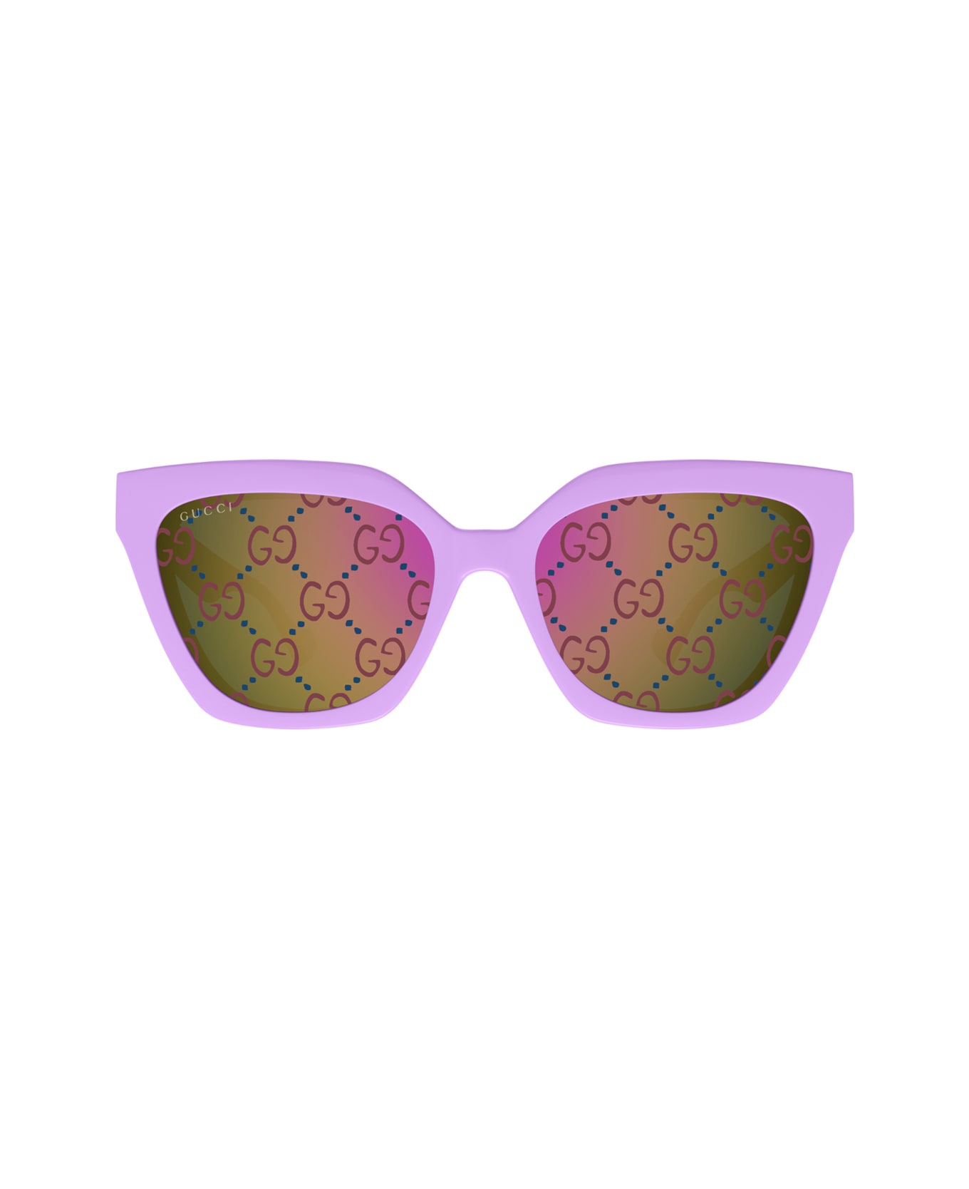 Gucci Eyewear Gucci Gg1542s Linea Gg Logo 002 Violet Trasparent Sunglasses - Viola