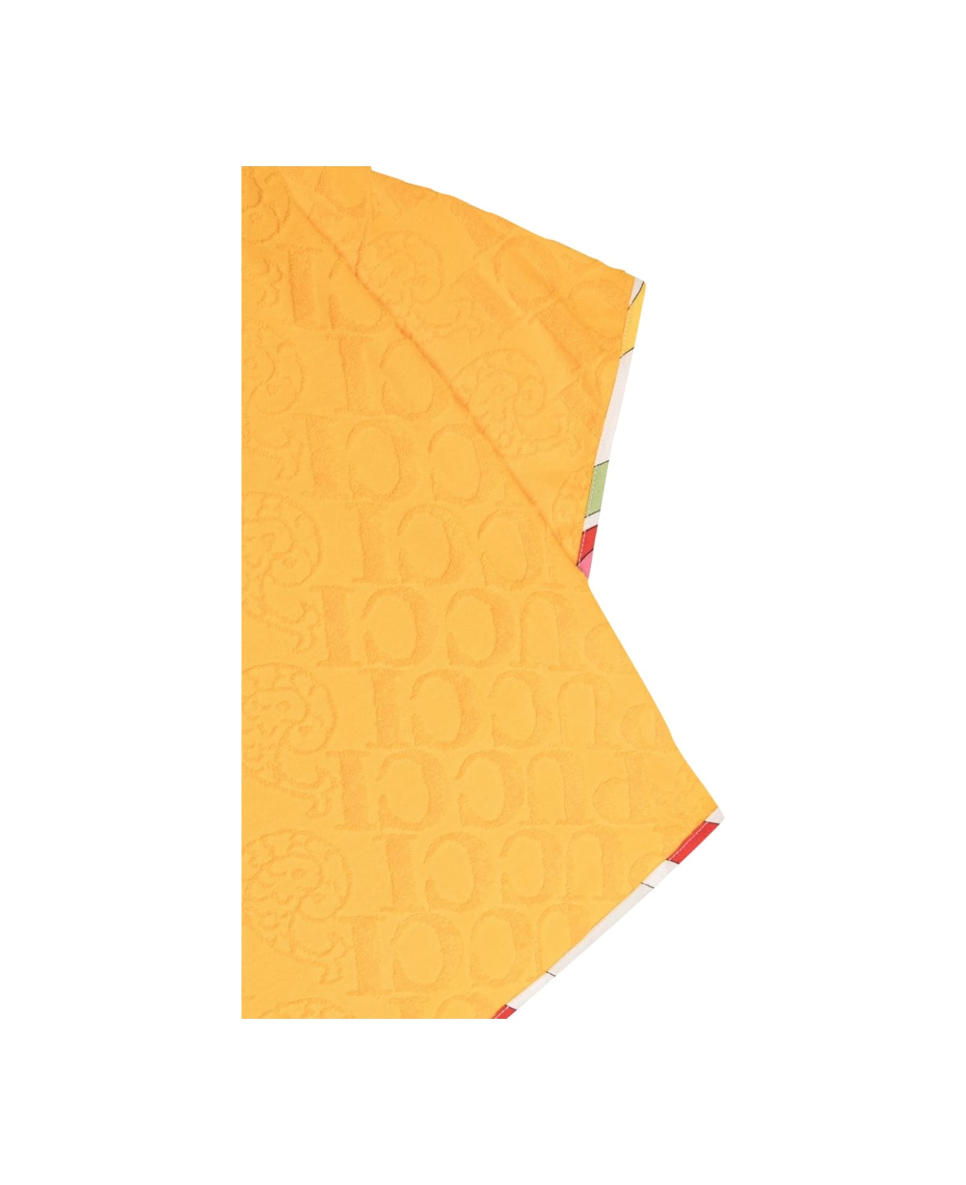 Pucci Cropped T-shirt - YELLOW