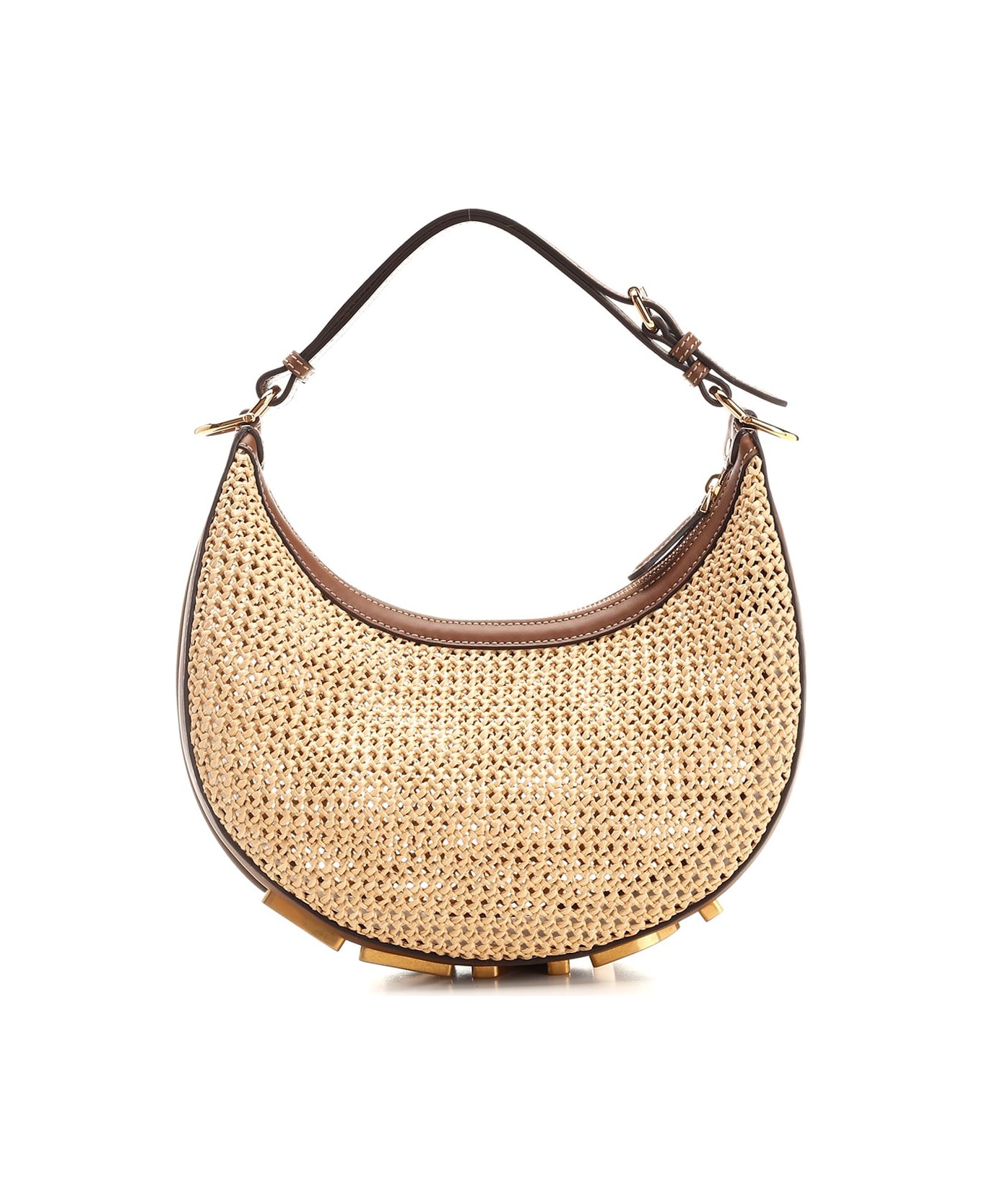 Fendi "fendigraphy" Small Hobo Bag - Beige