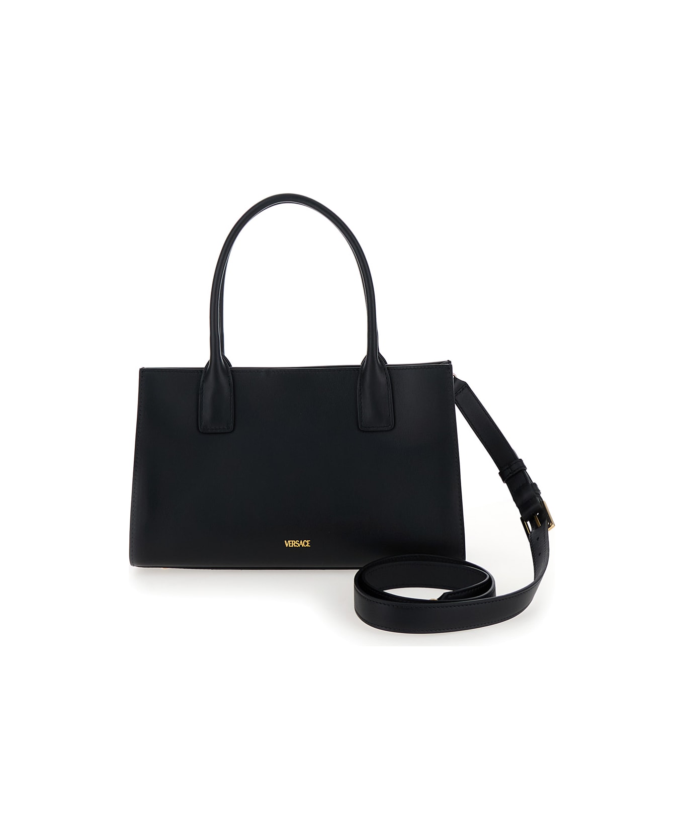Versace Medusa Shopper Bag '95 - Black versace gold トートバッグ